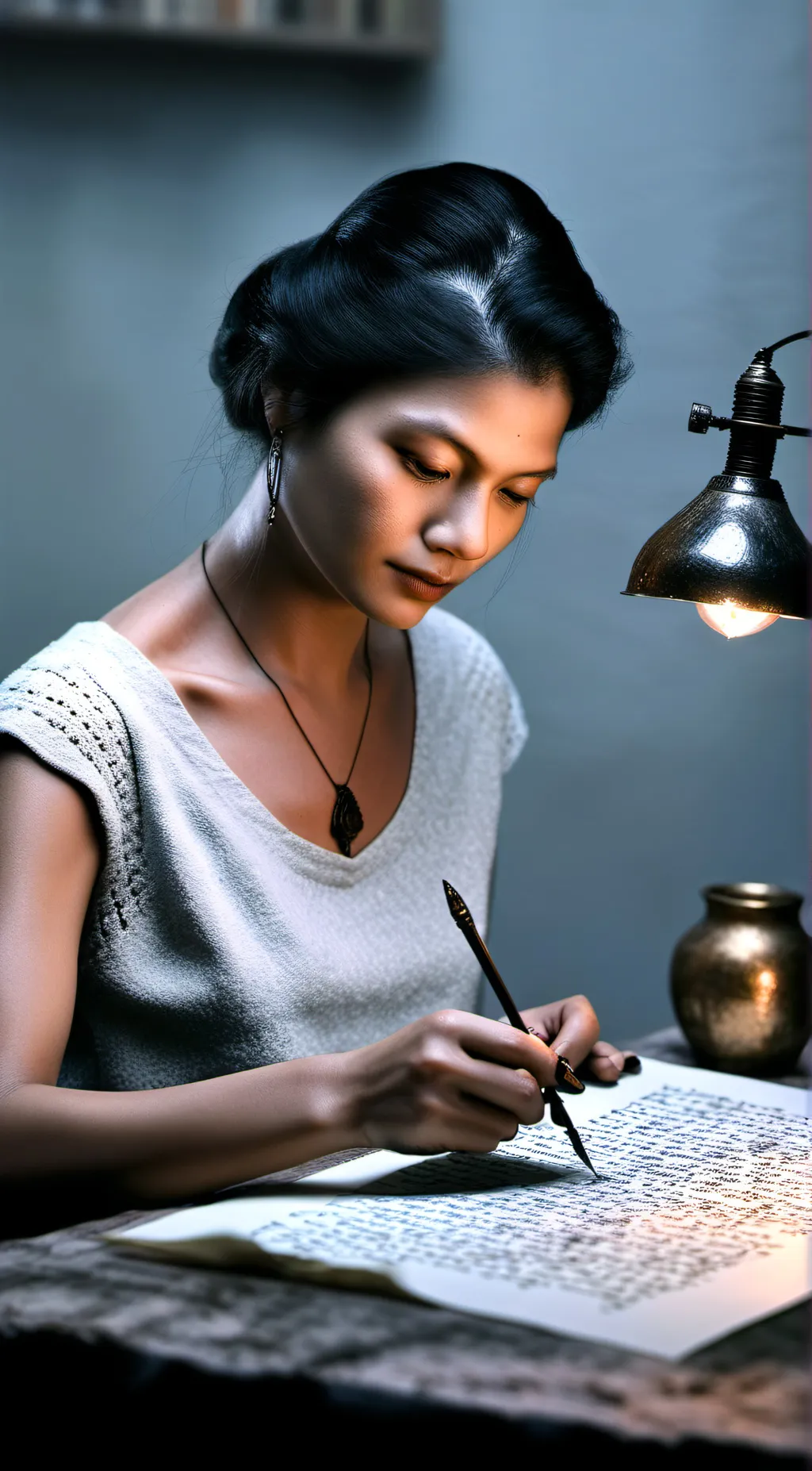 ai character: Aria background