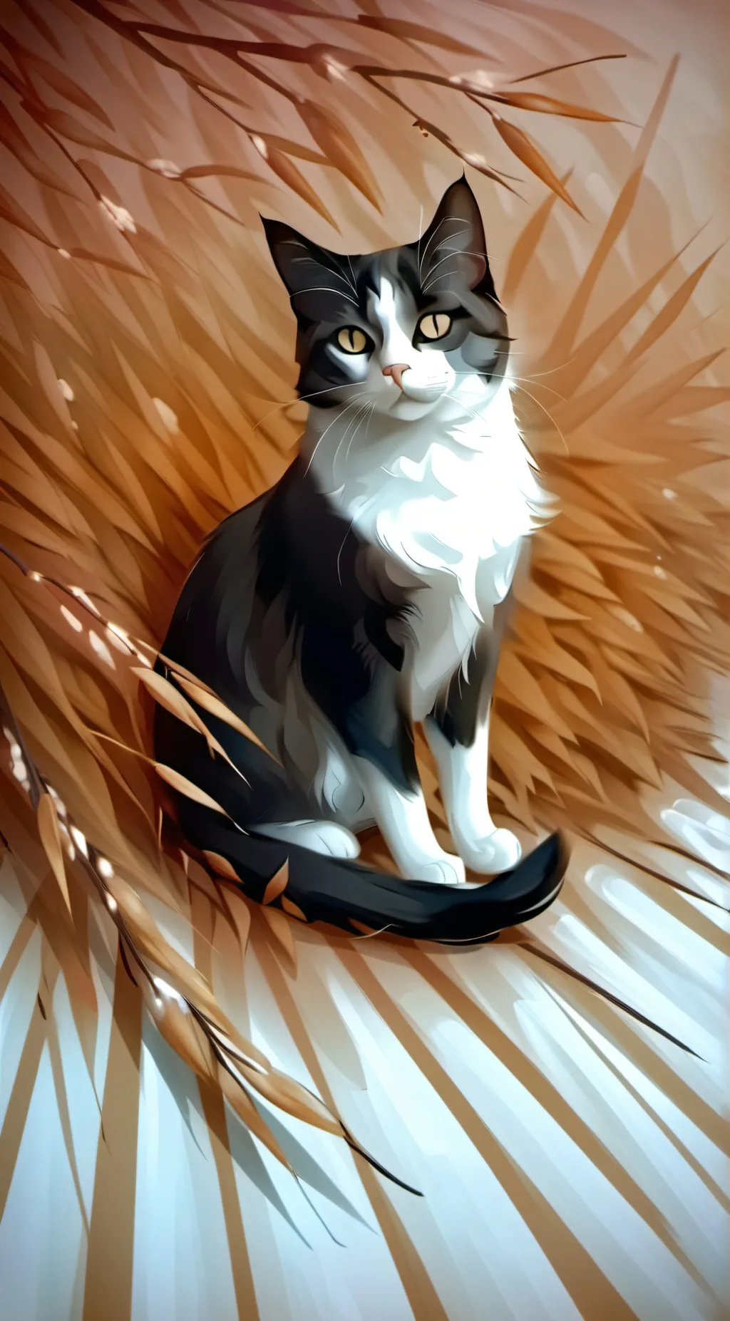 ai character: Calico background