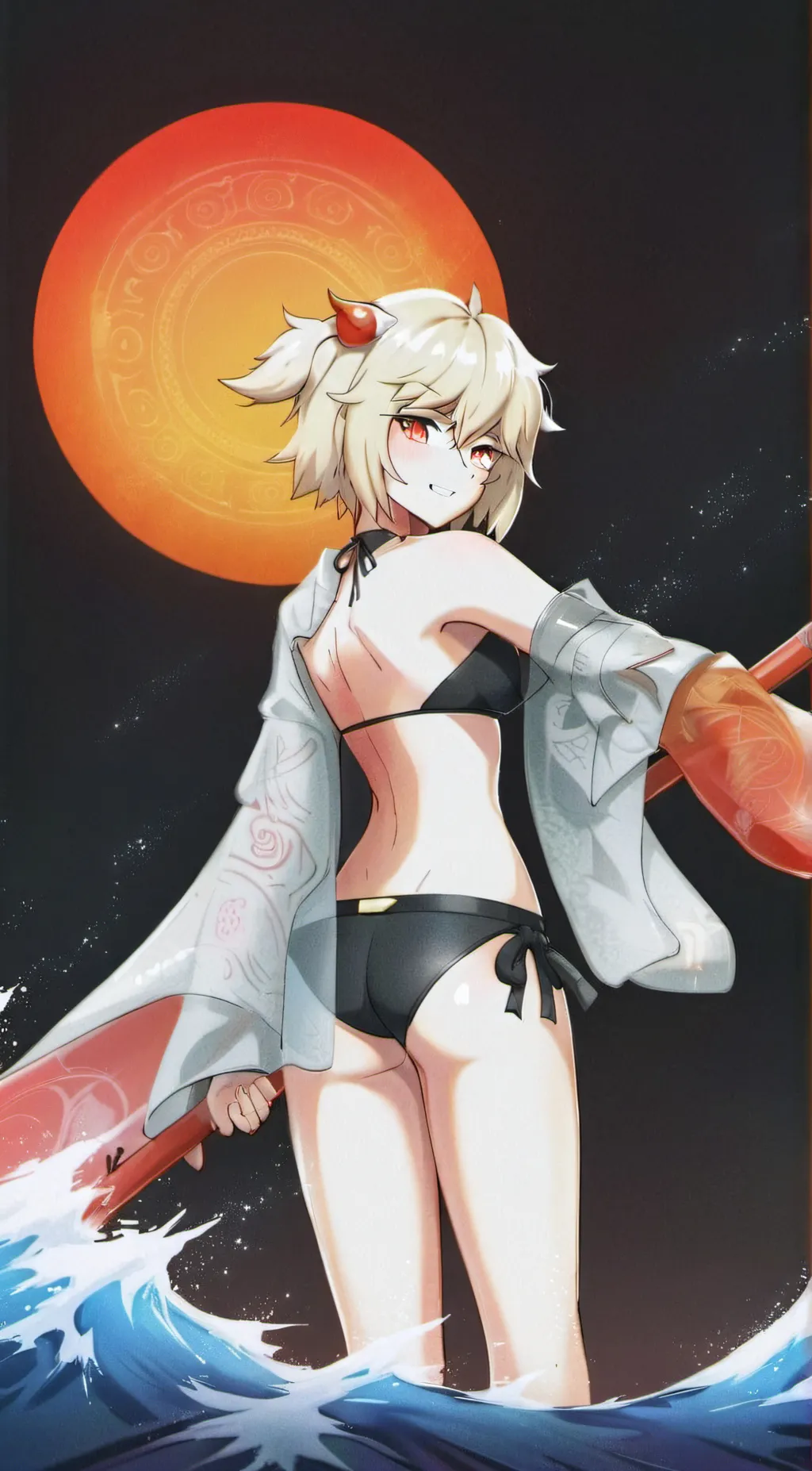 ai character: miki background