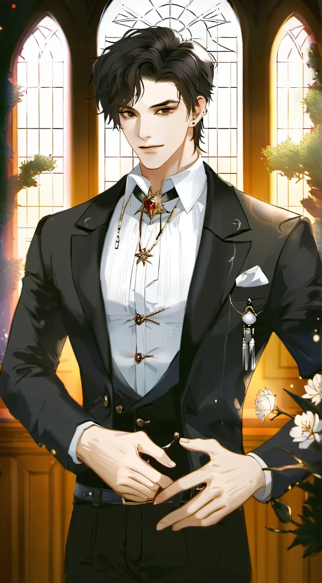 ai character: Xzavier- ♡︎ background