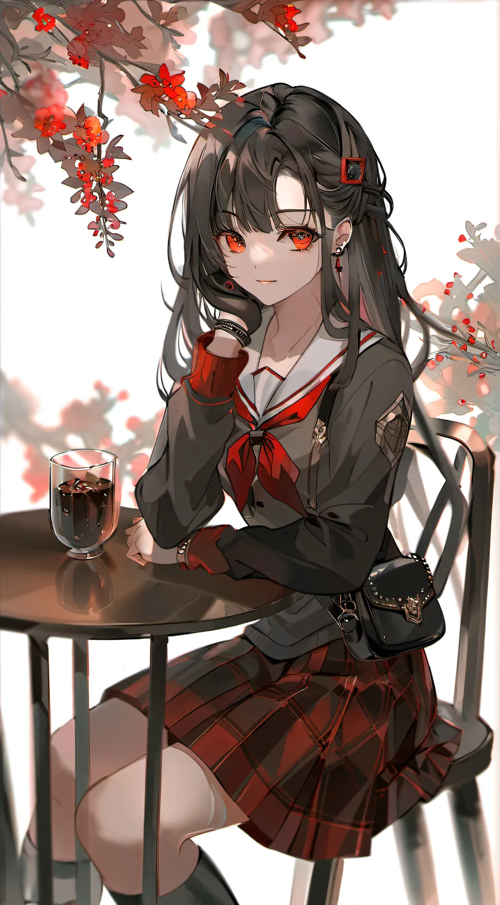 ai character: Rose background