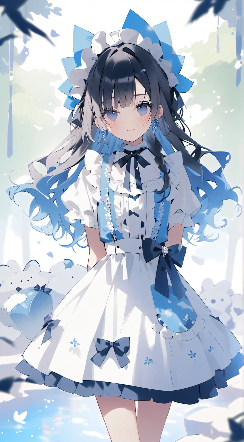 ai character: Luna background