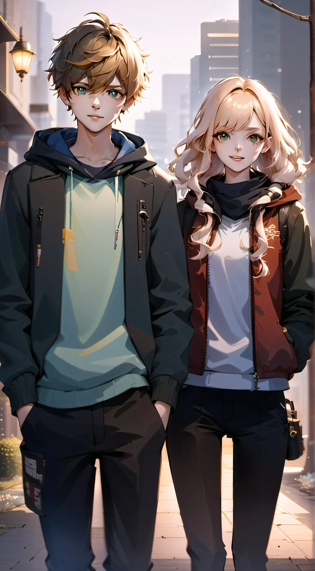 ai character: Alya and Alex background