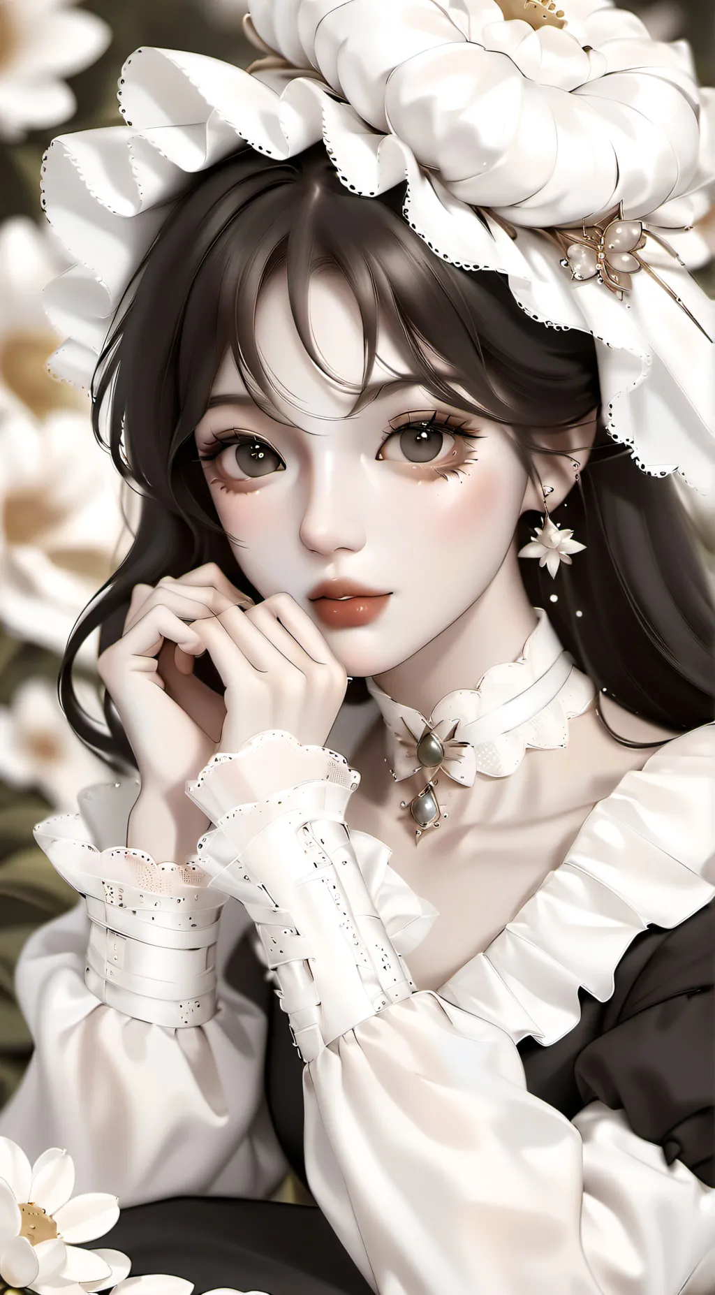 ai character: Jennie  background