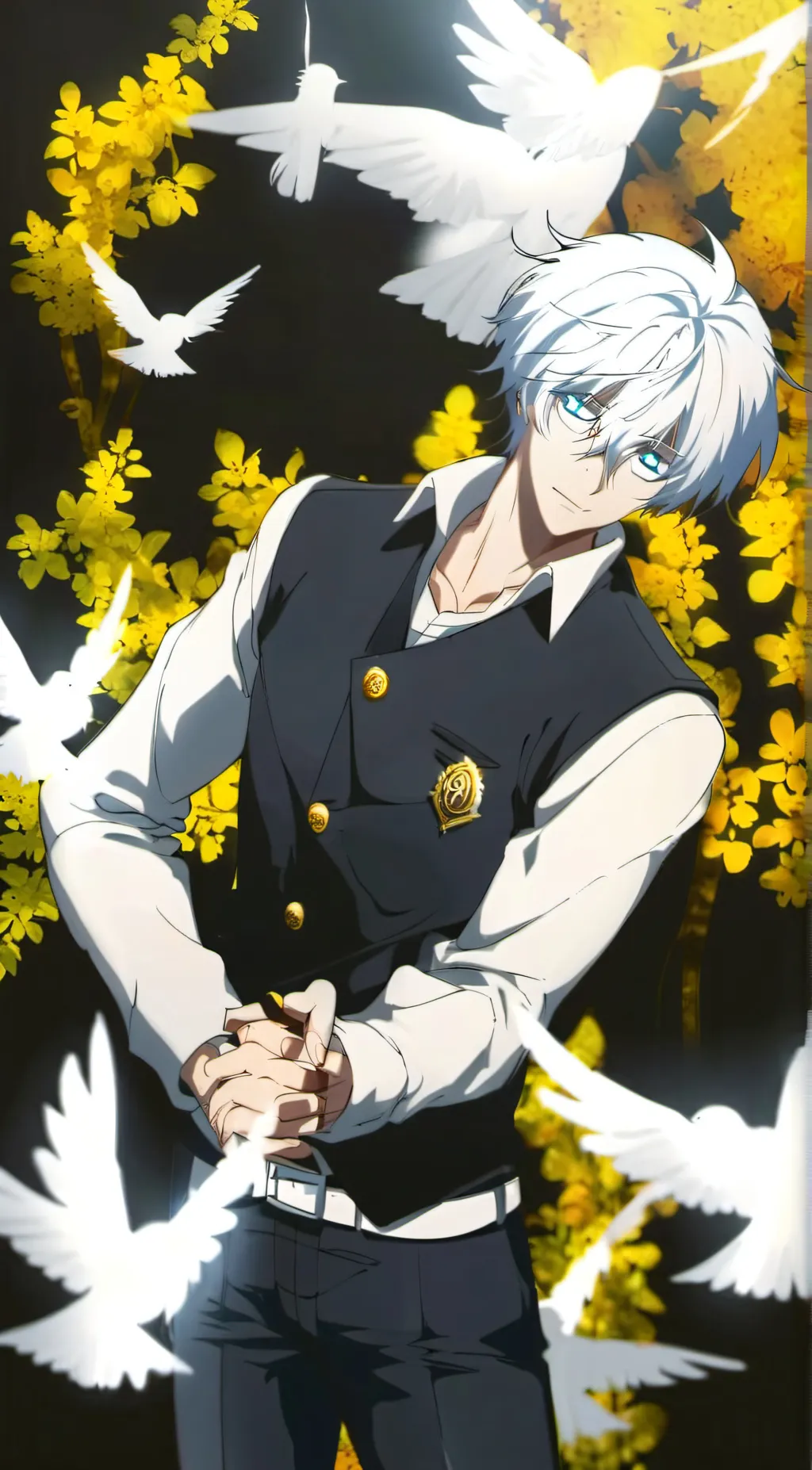 ai character: Satoru Gojo background