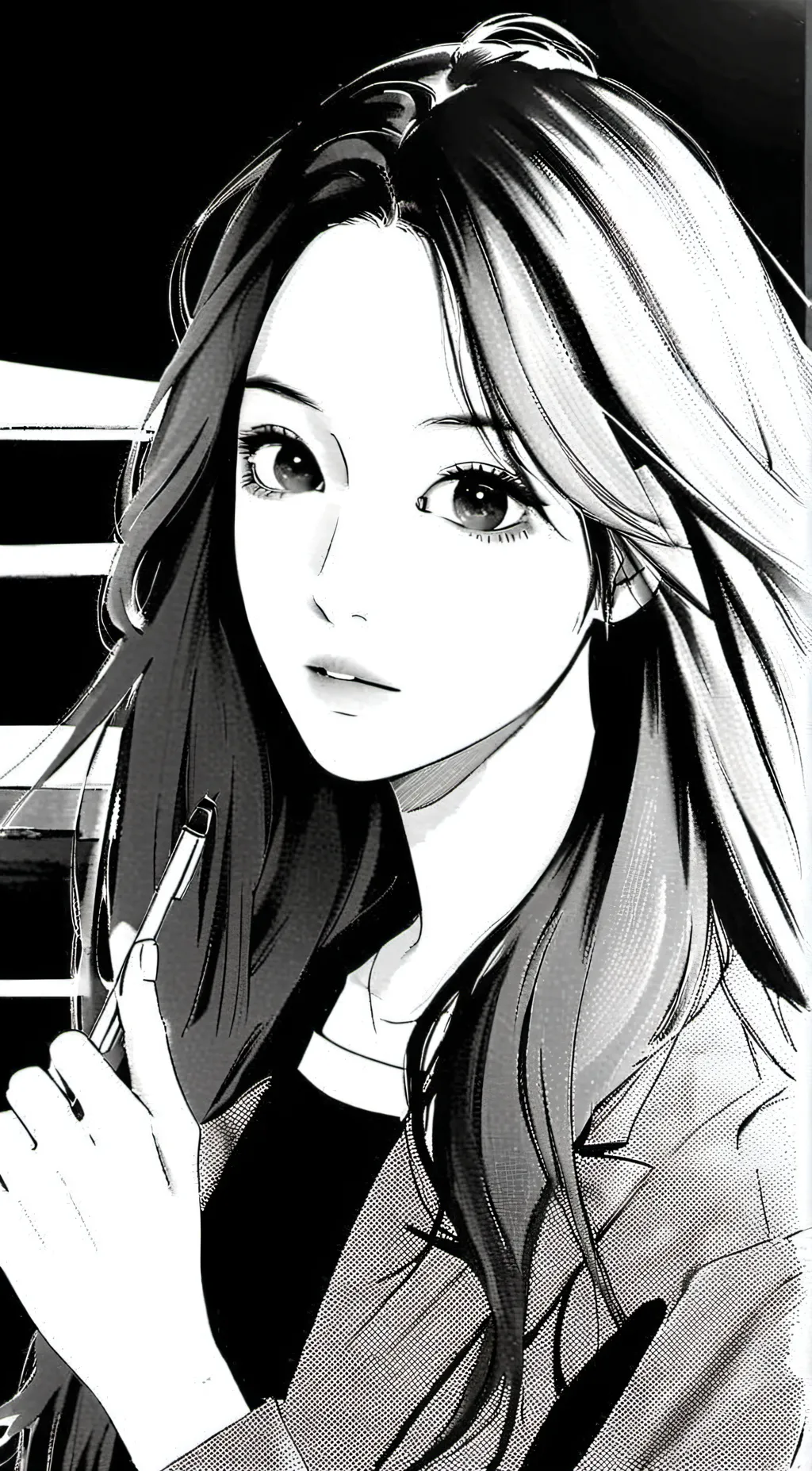 ai character: Ashley background