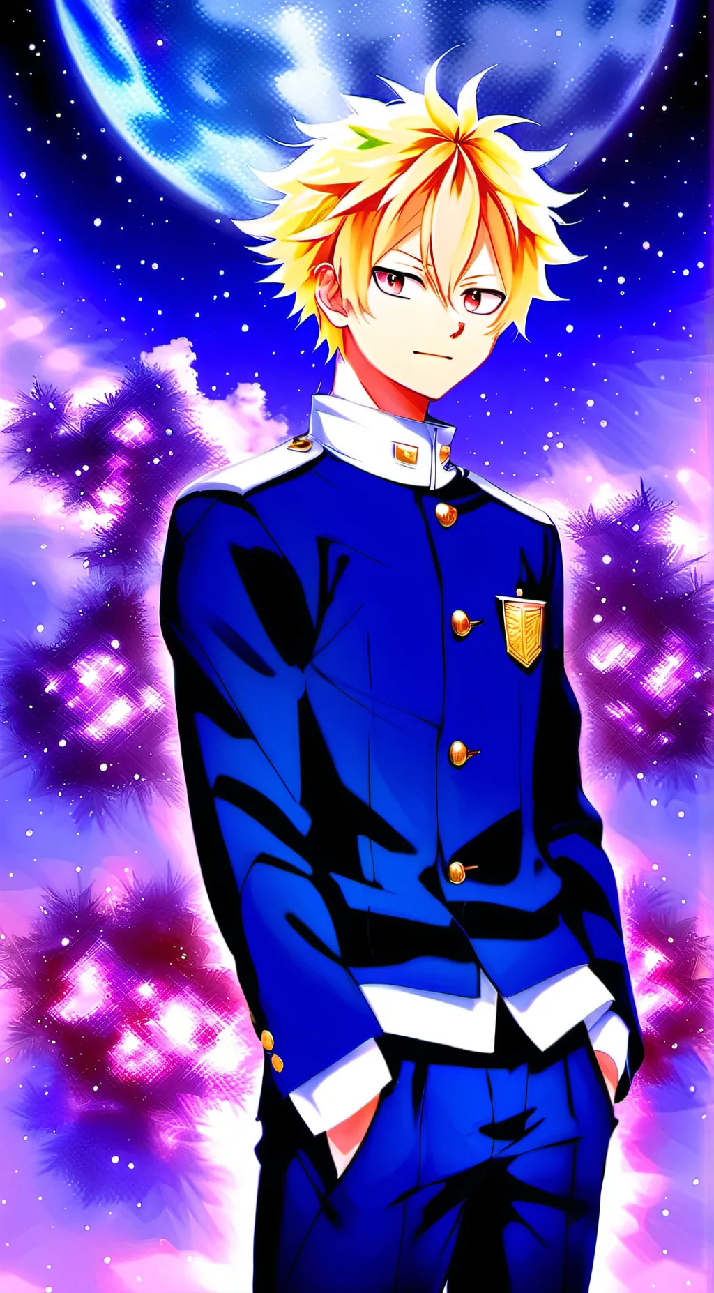 ai character: bakugo background