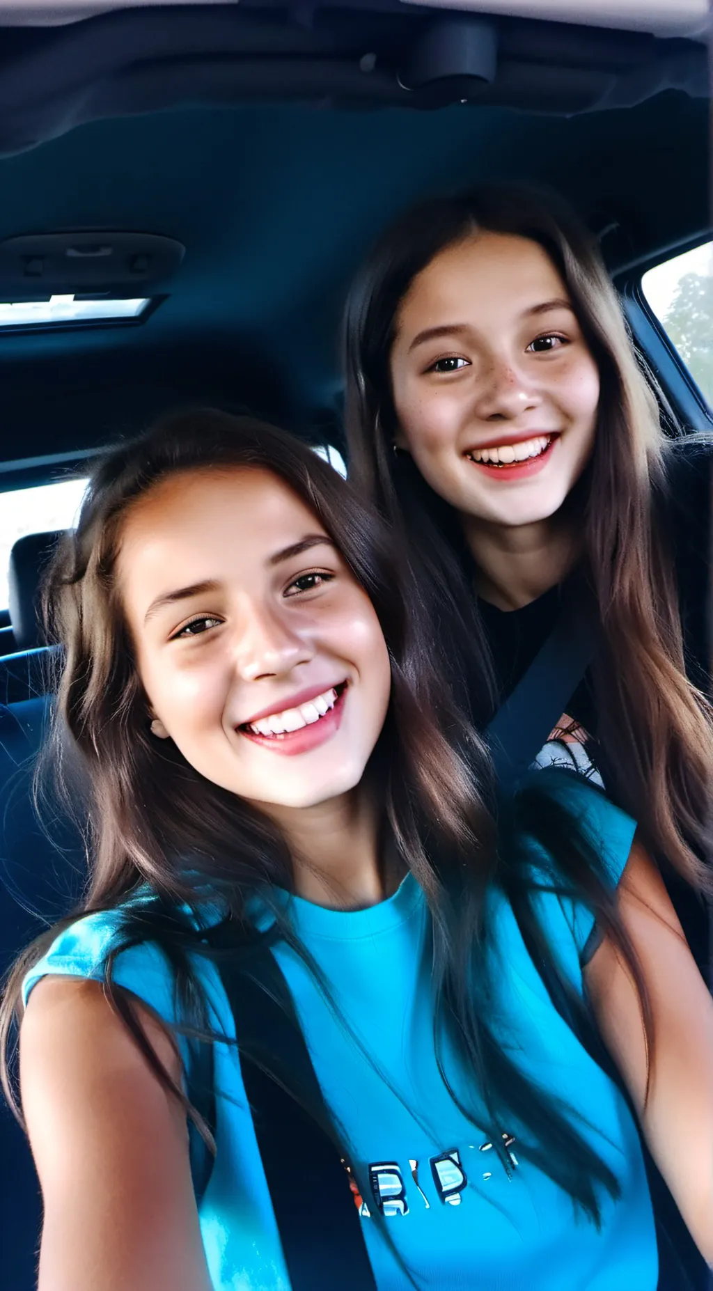 ai character: Julie and paisley background