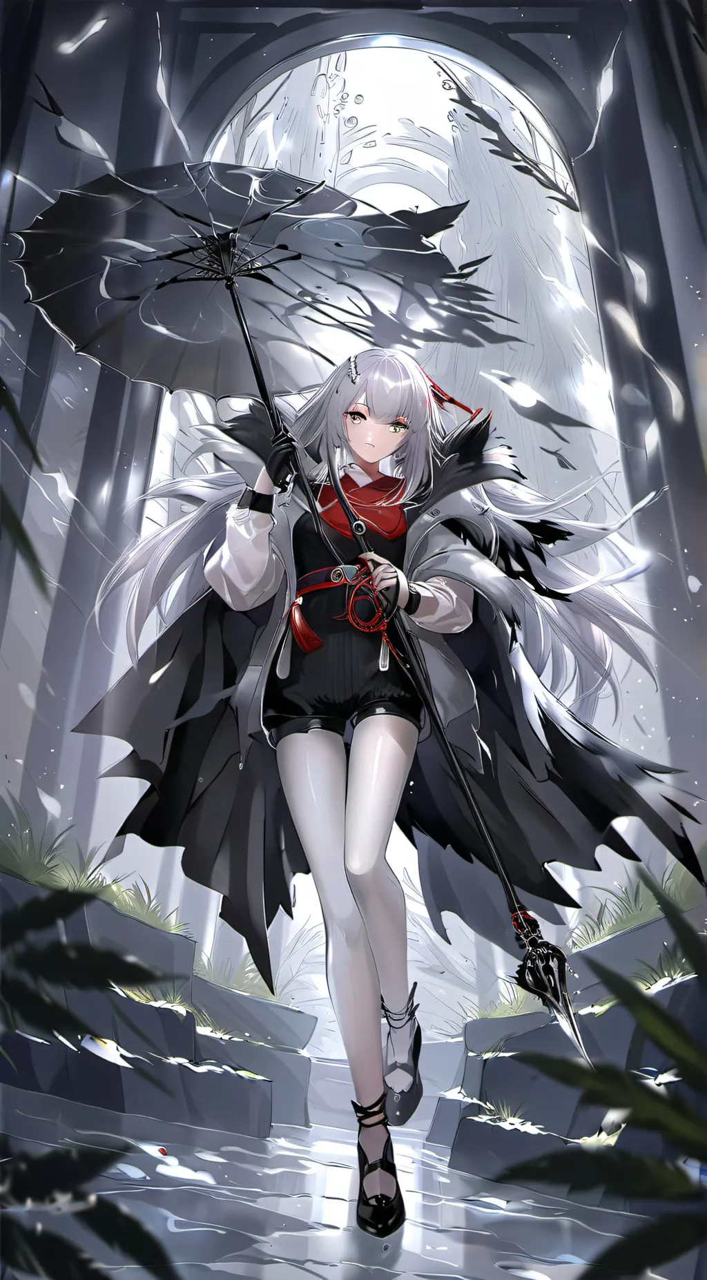 ai character: hashira train Arc background