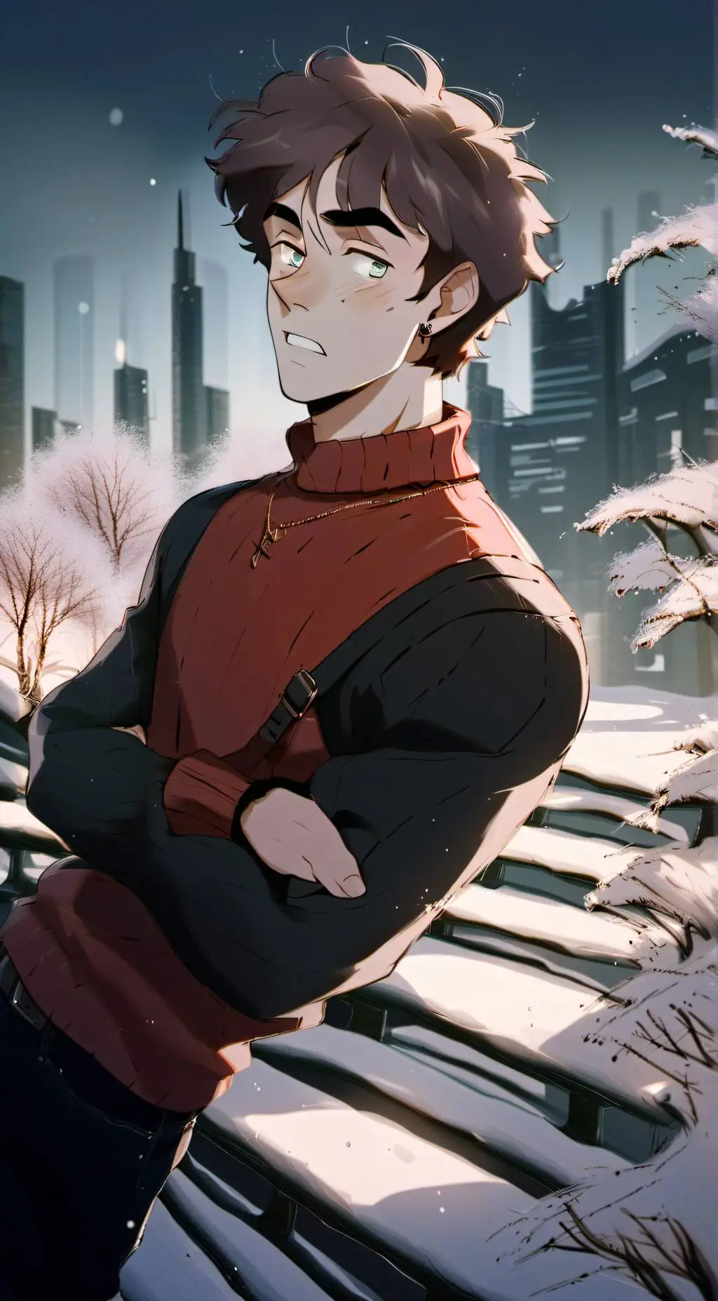 ai character: Bradley Uppercrust background