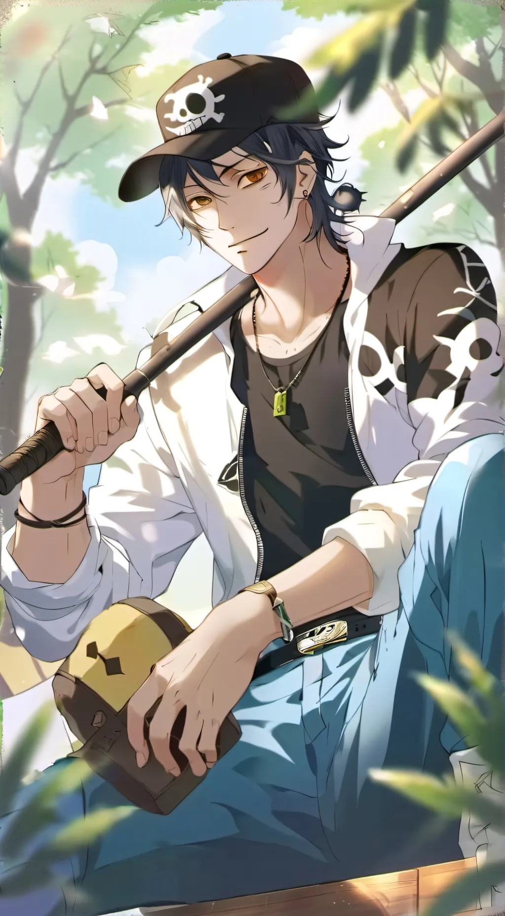 ai character: Law (kid) background