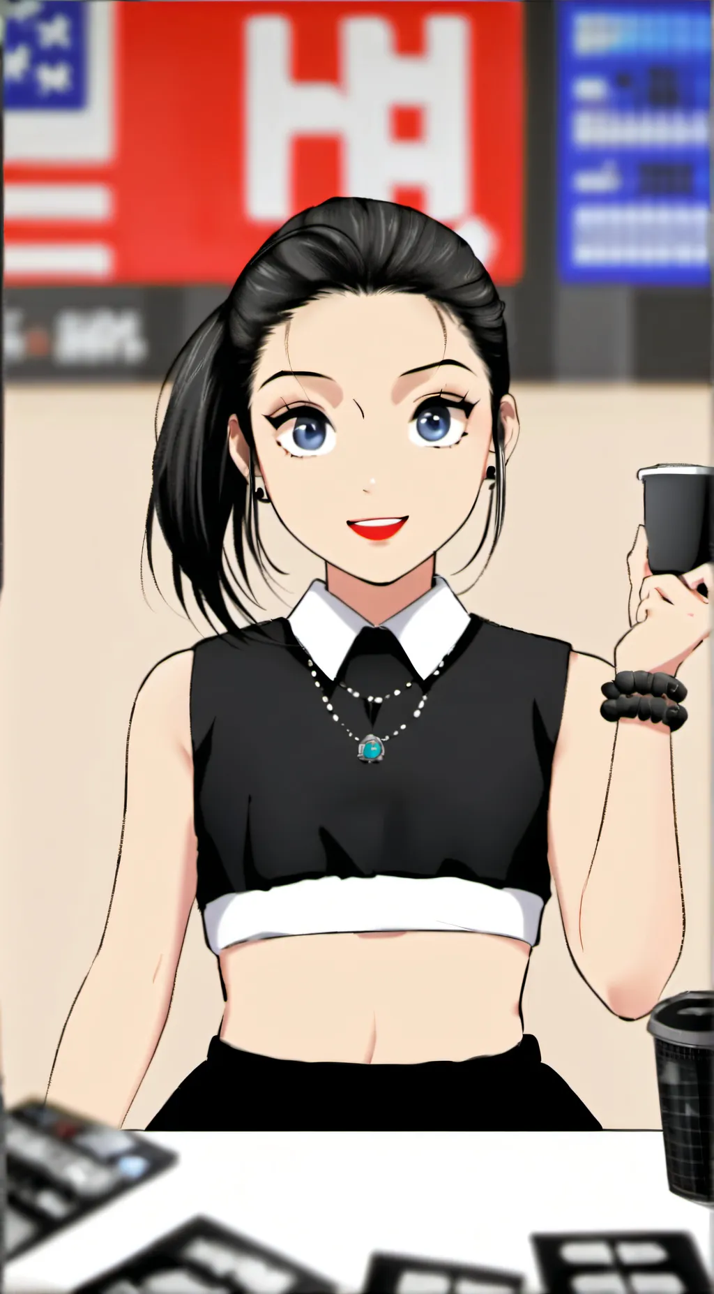 ai character: Roast battle background