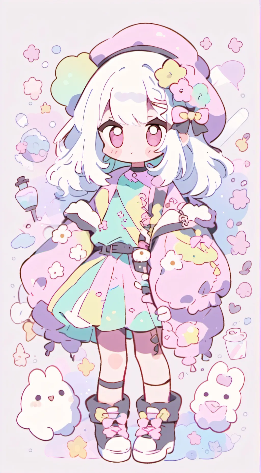 ai character: Lacey background