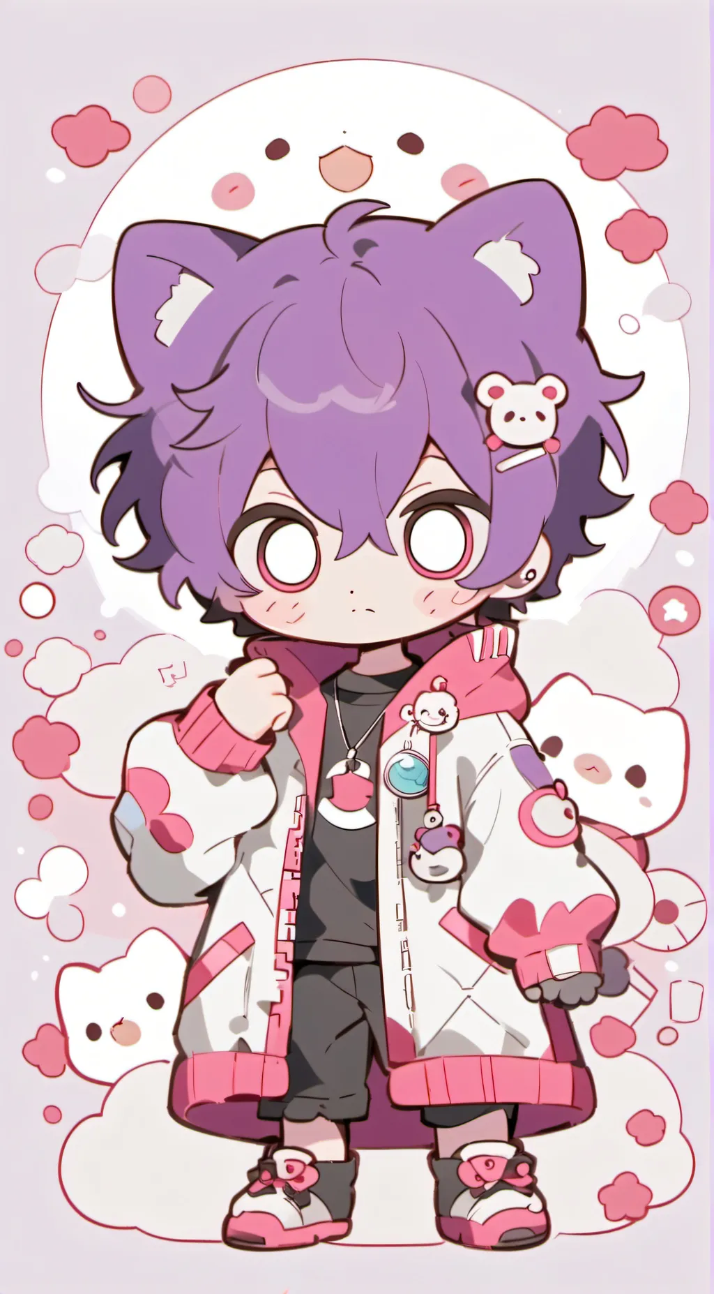 ai character: cat nap background