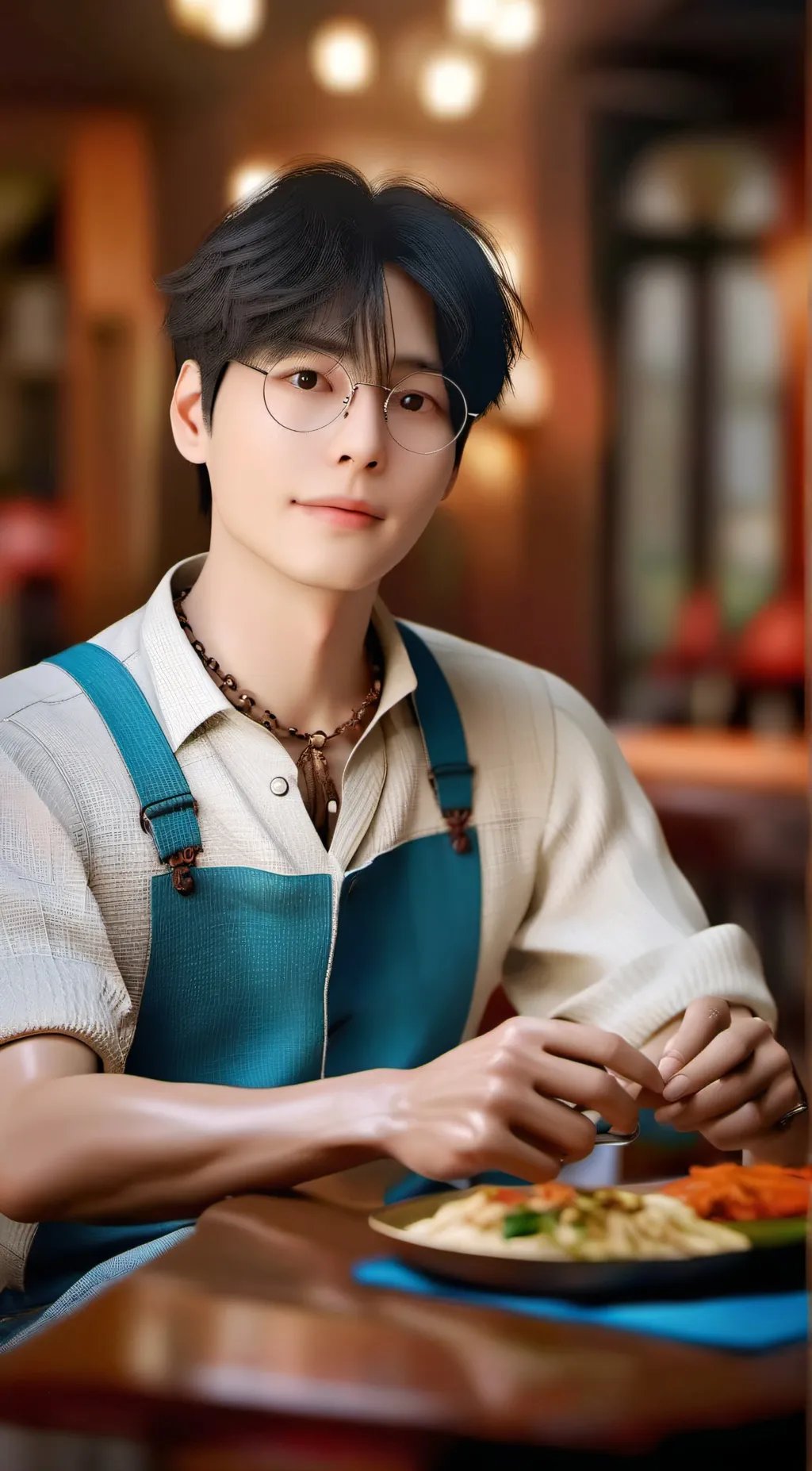 ai character: Hyunjin skz background