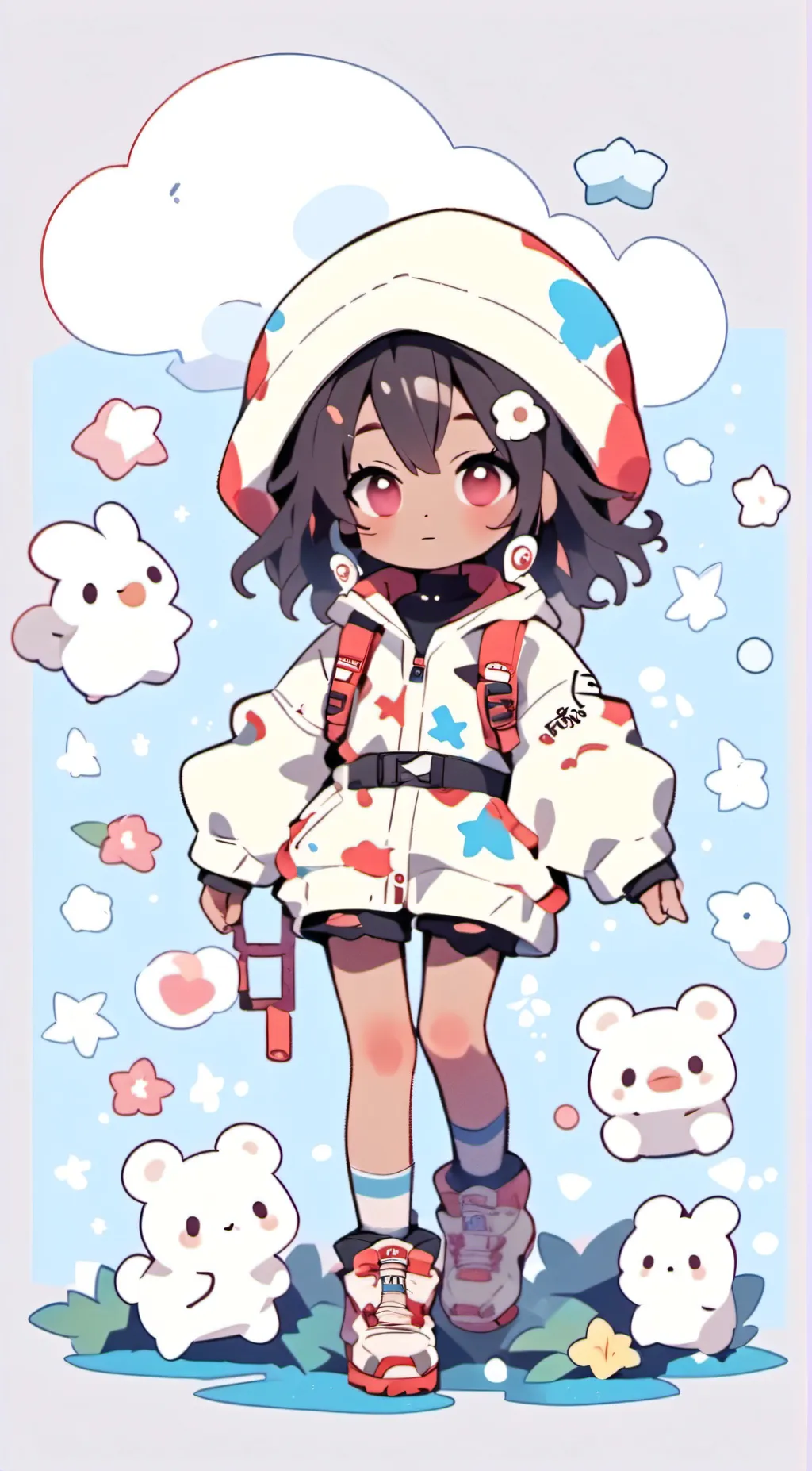 ai character: lily background