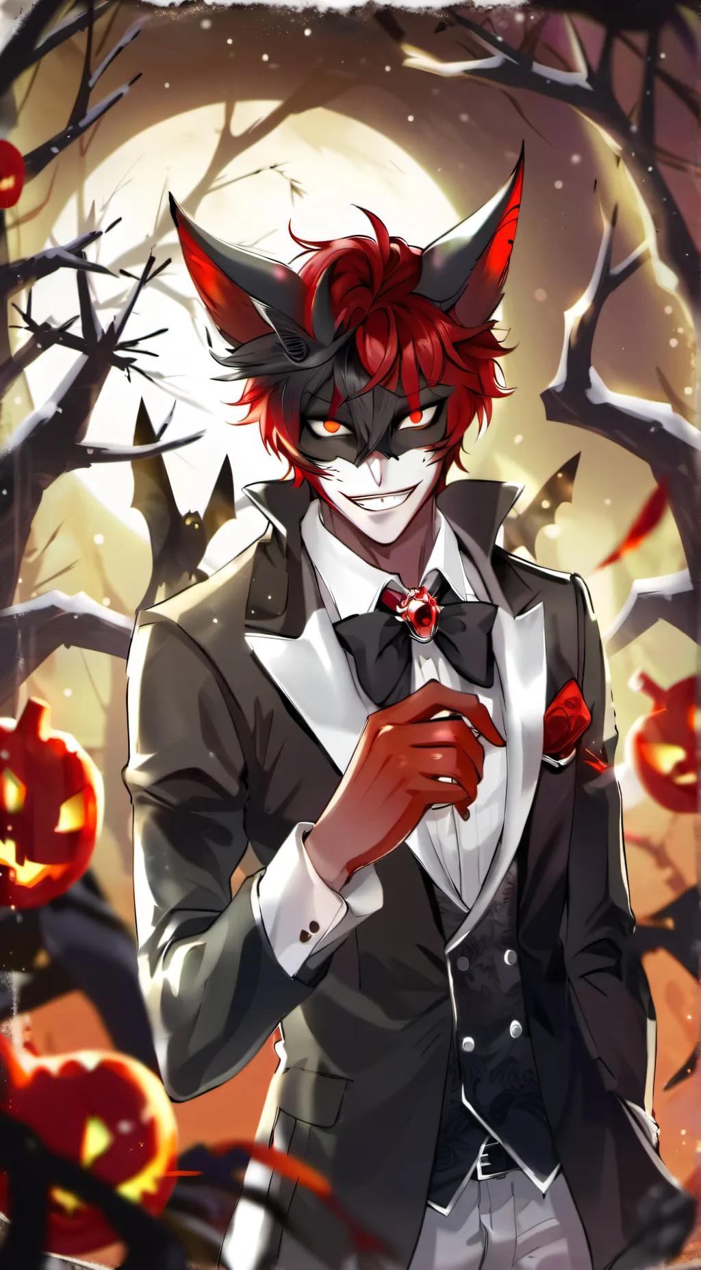 ai character: Alastor(owns you)  background