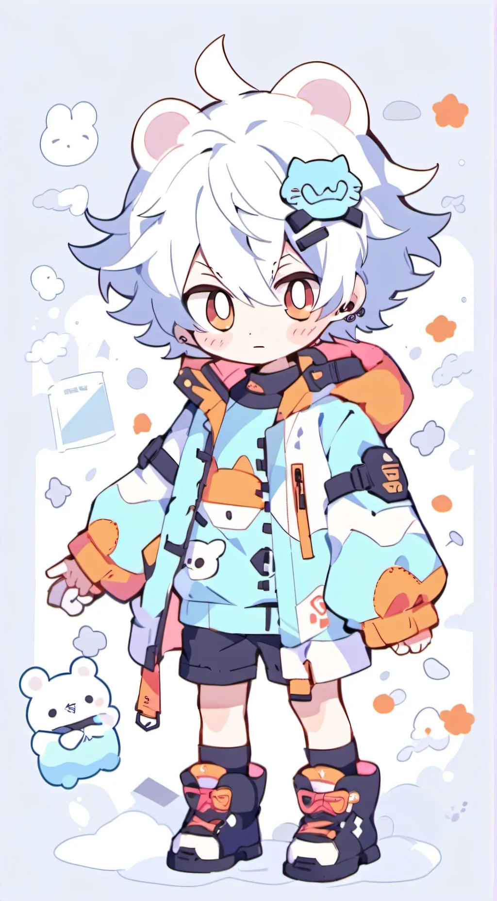 ai character: Wind breaker background