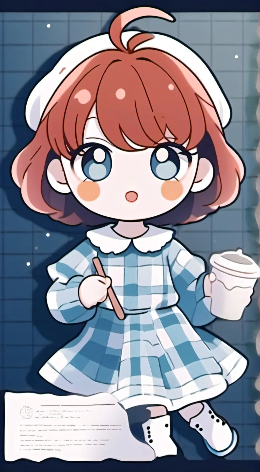 ai character: rosey background