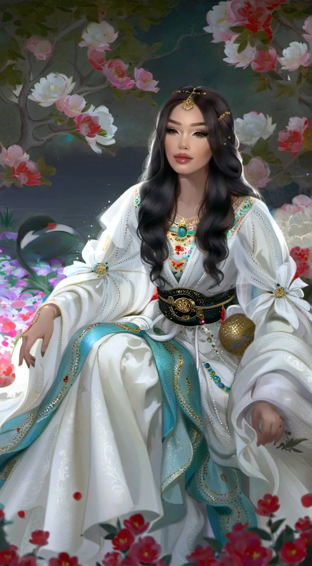 ai character: Lizzy mom Latina background