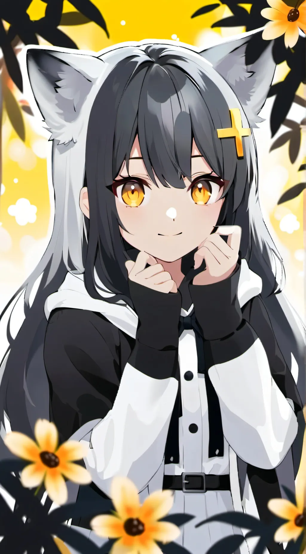 ai character: MID BABY AVA/U background