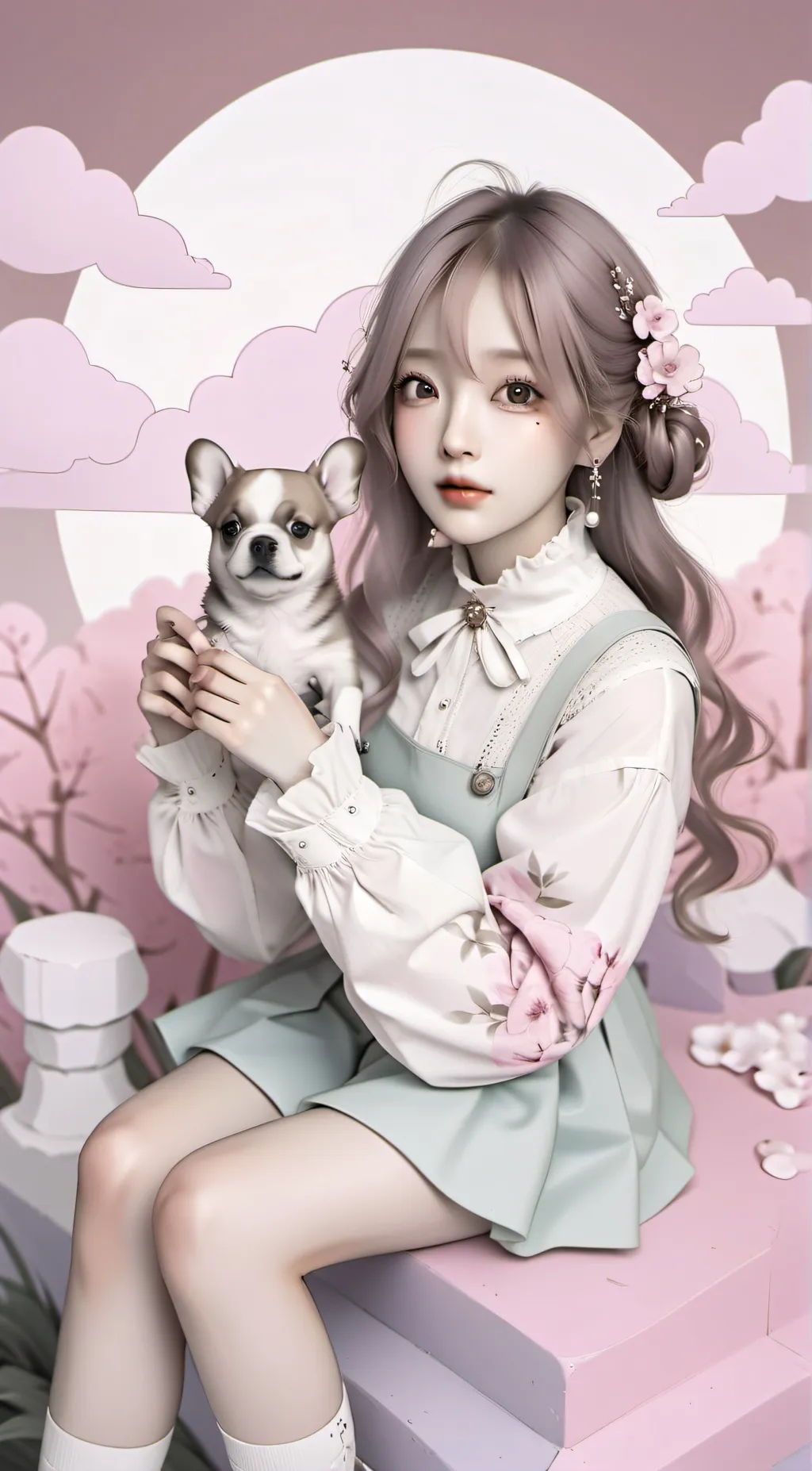 ai character: Savannah background