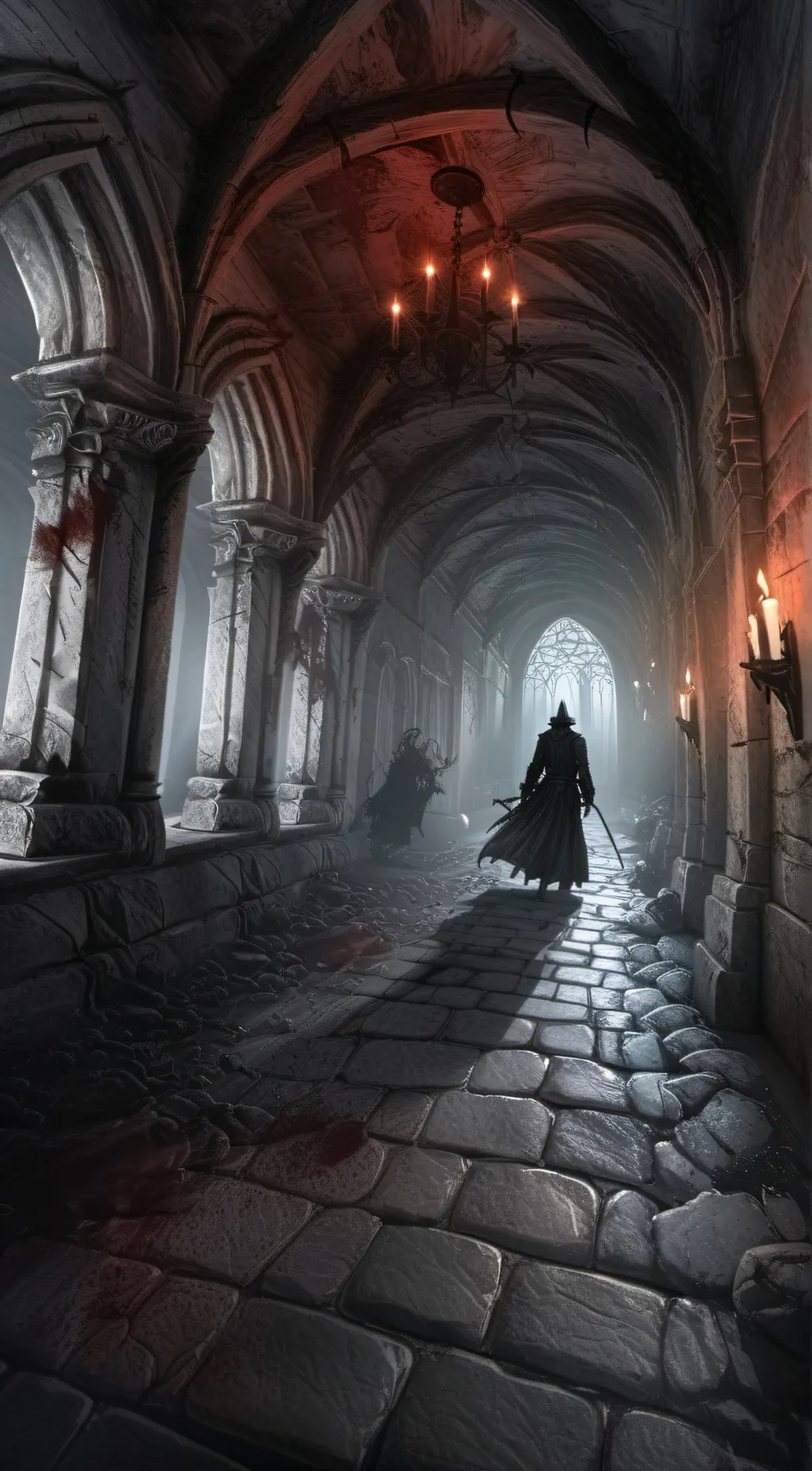 ai character: darkness background