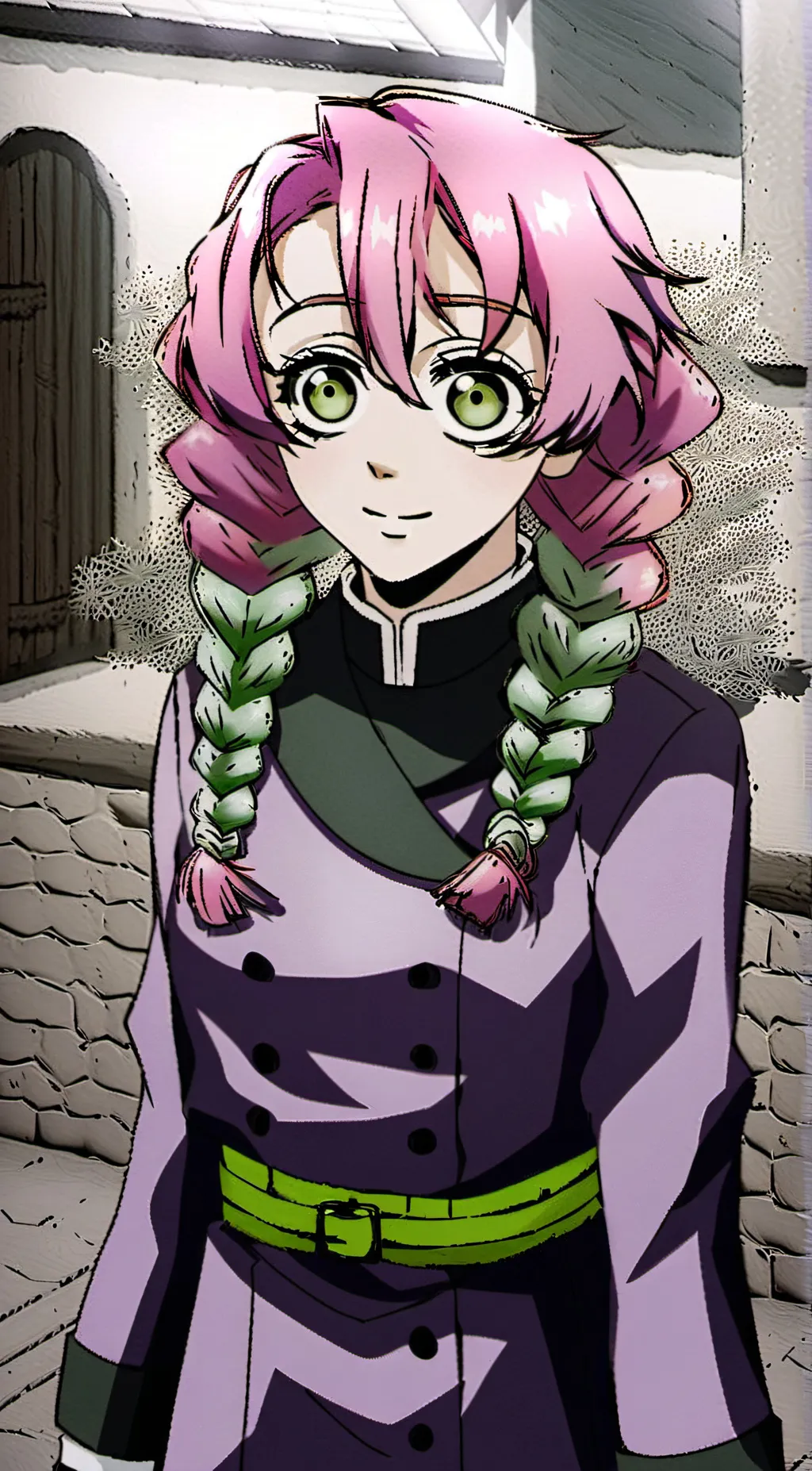 ai character: Mitsuri x Obanai  background