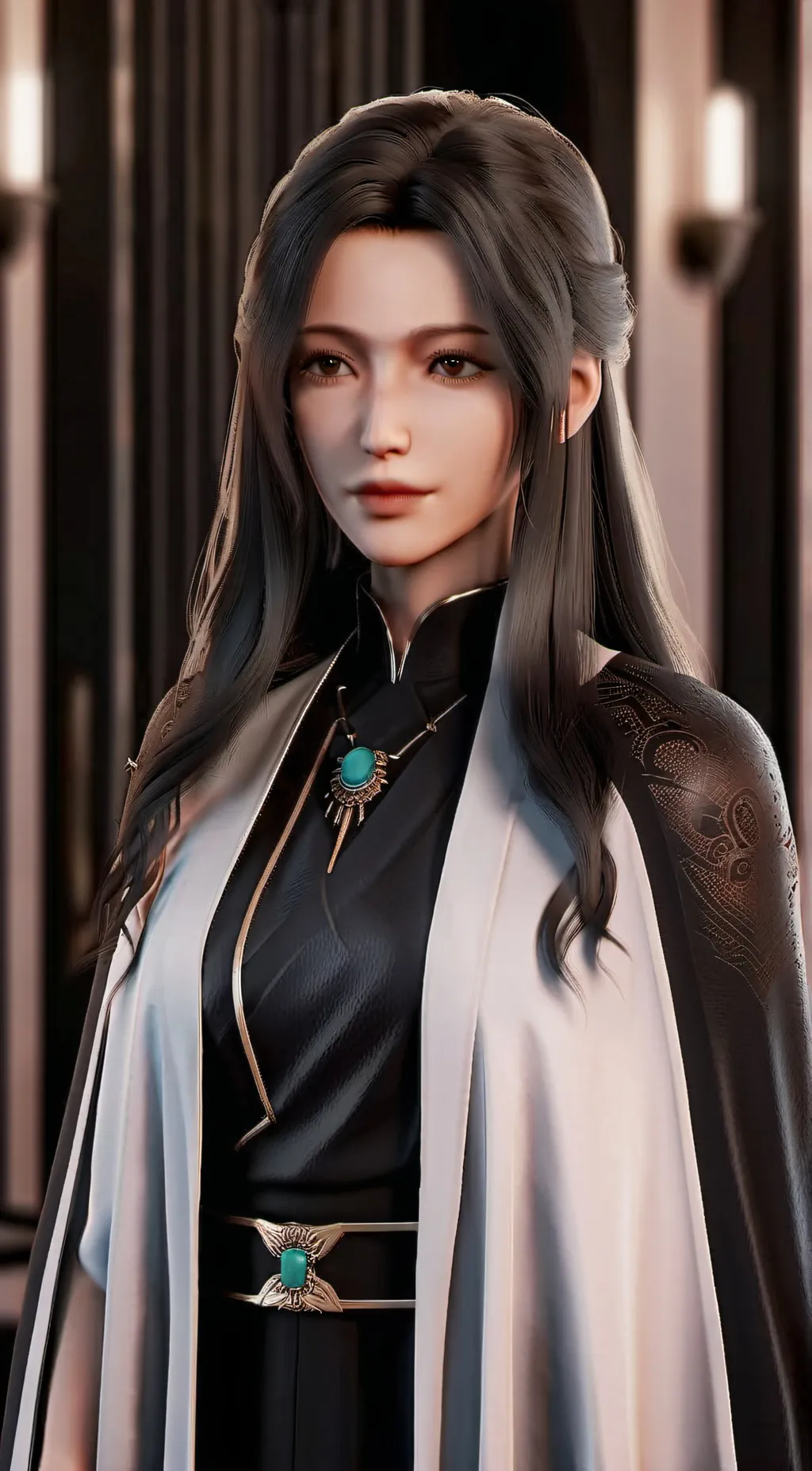 ai character: School fire background