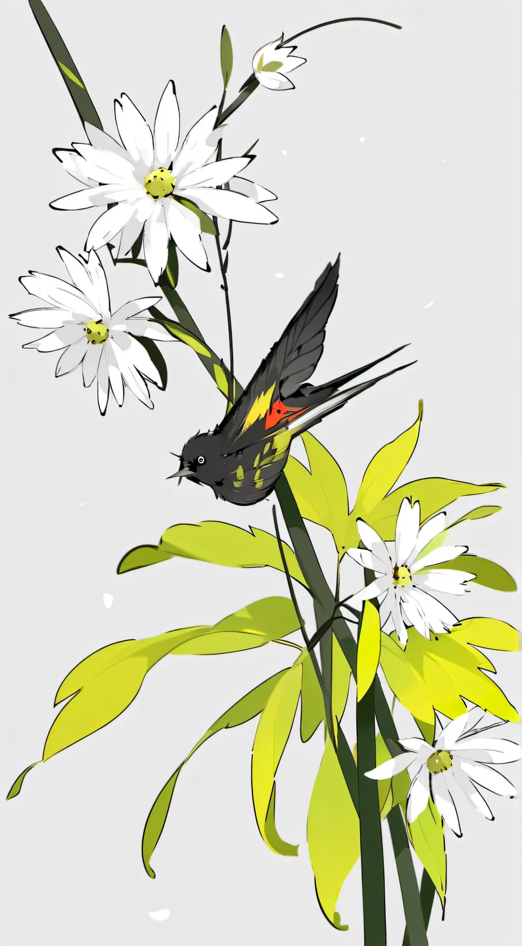 ai character: :D background