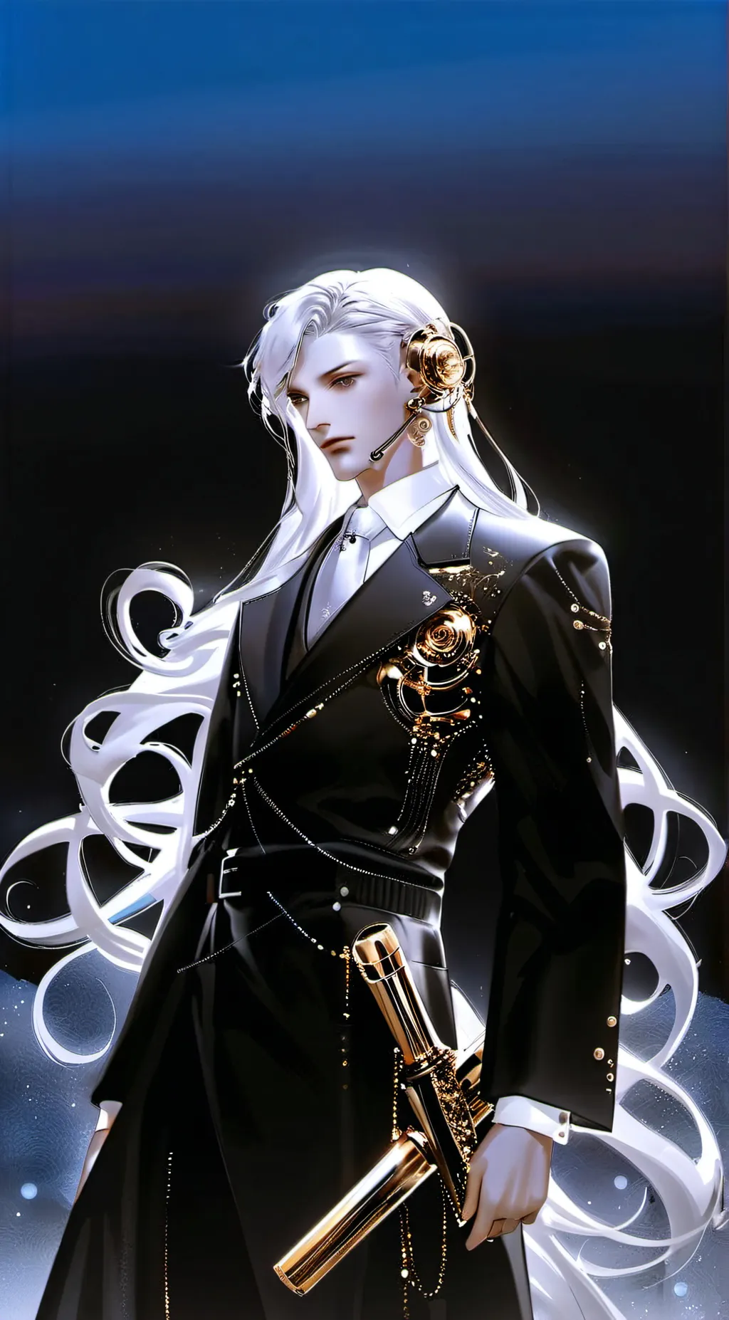 ai character: No name background