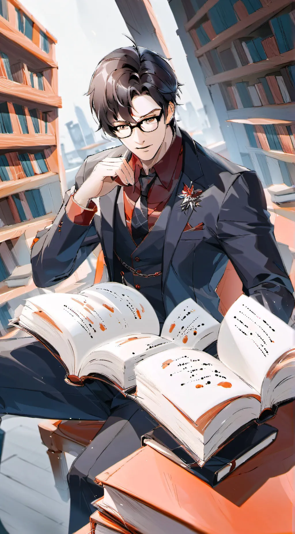 ai character: you. jake and lia background