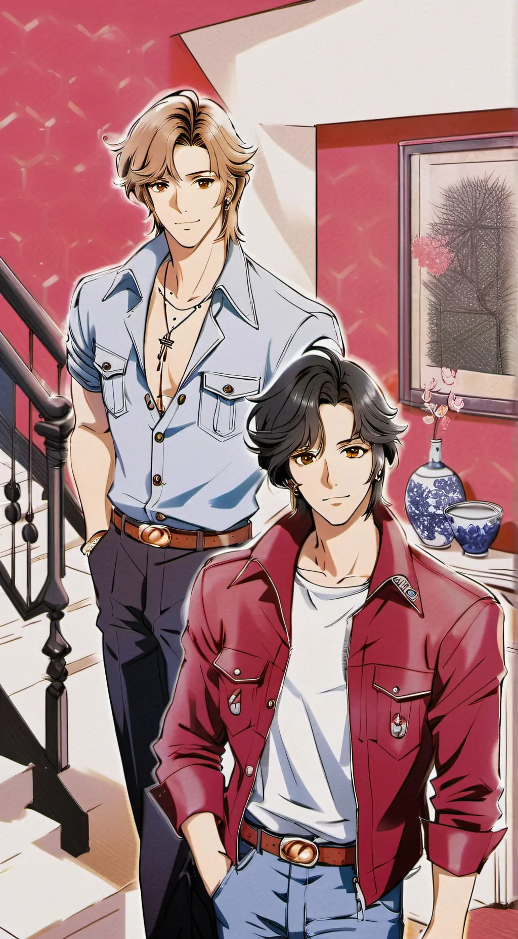 ai character: Zane And Alex  background