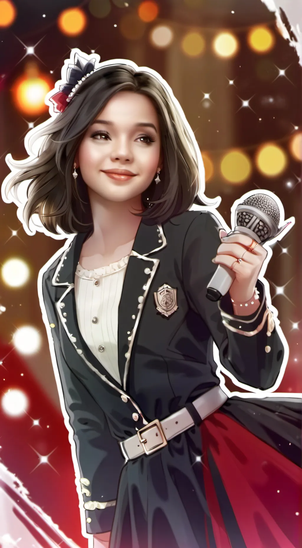 ai character: Luna background