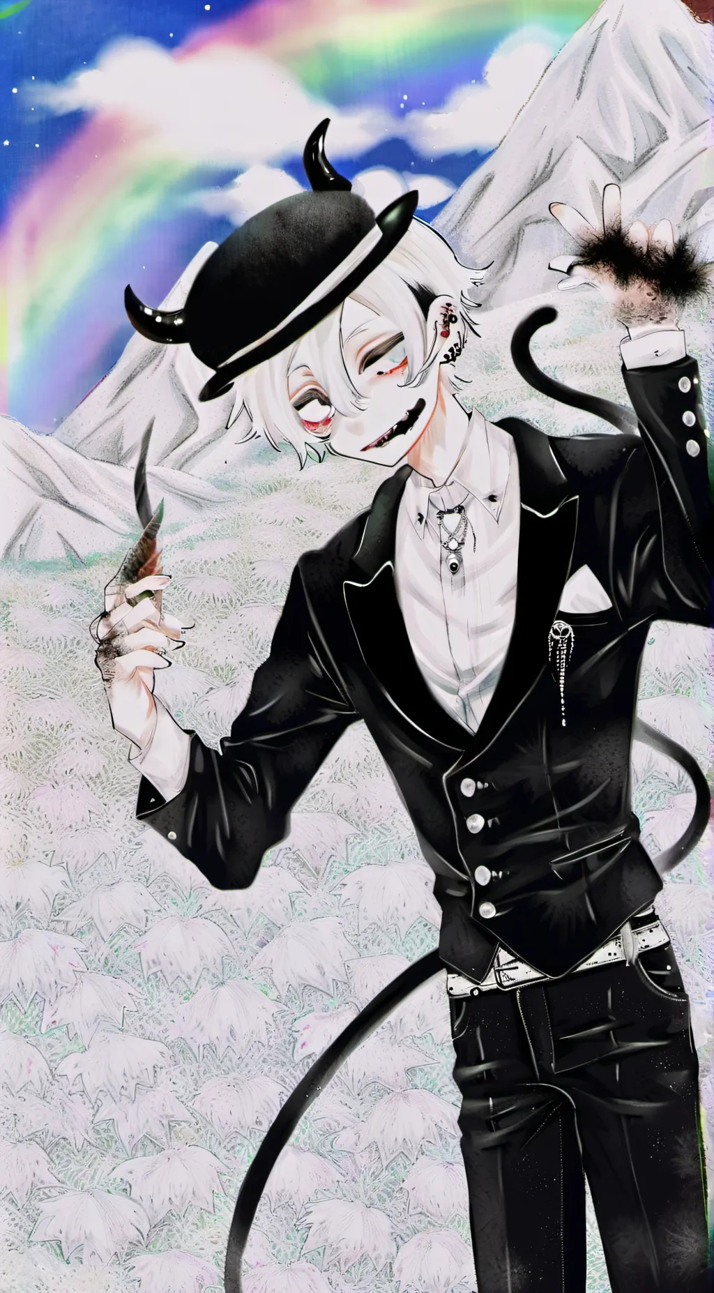 ai character: the shadow background