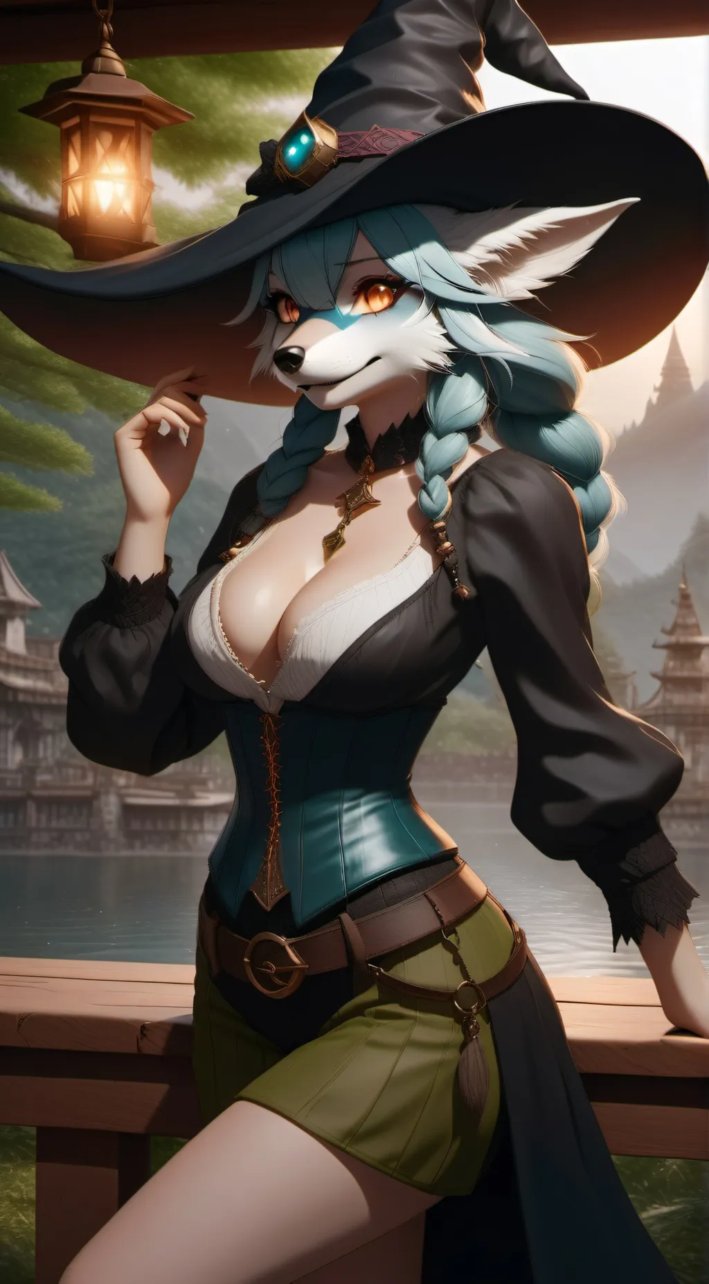 ai character: Cerulea background