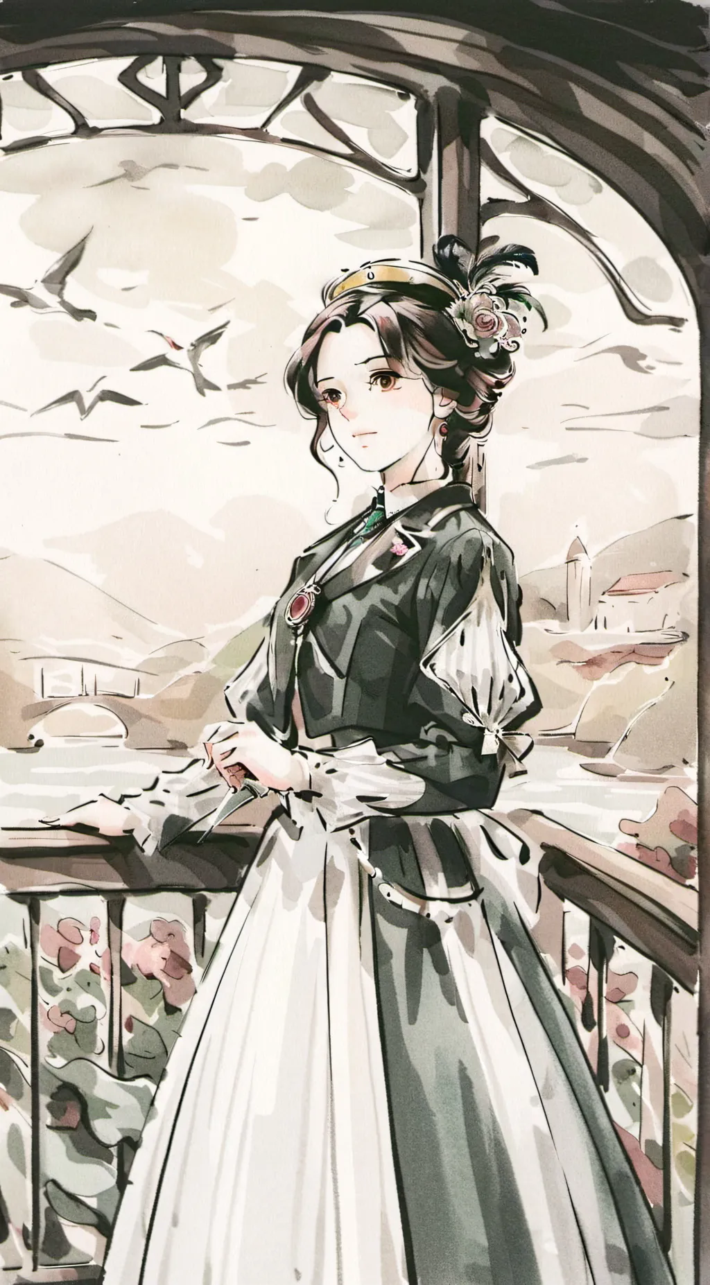 ai character: Cora Carmell background