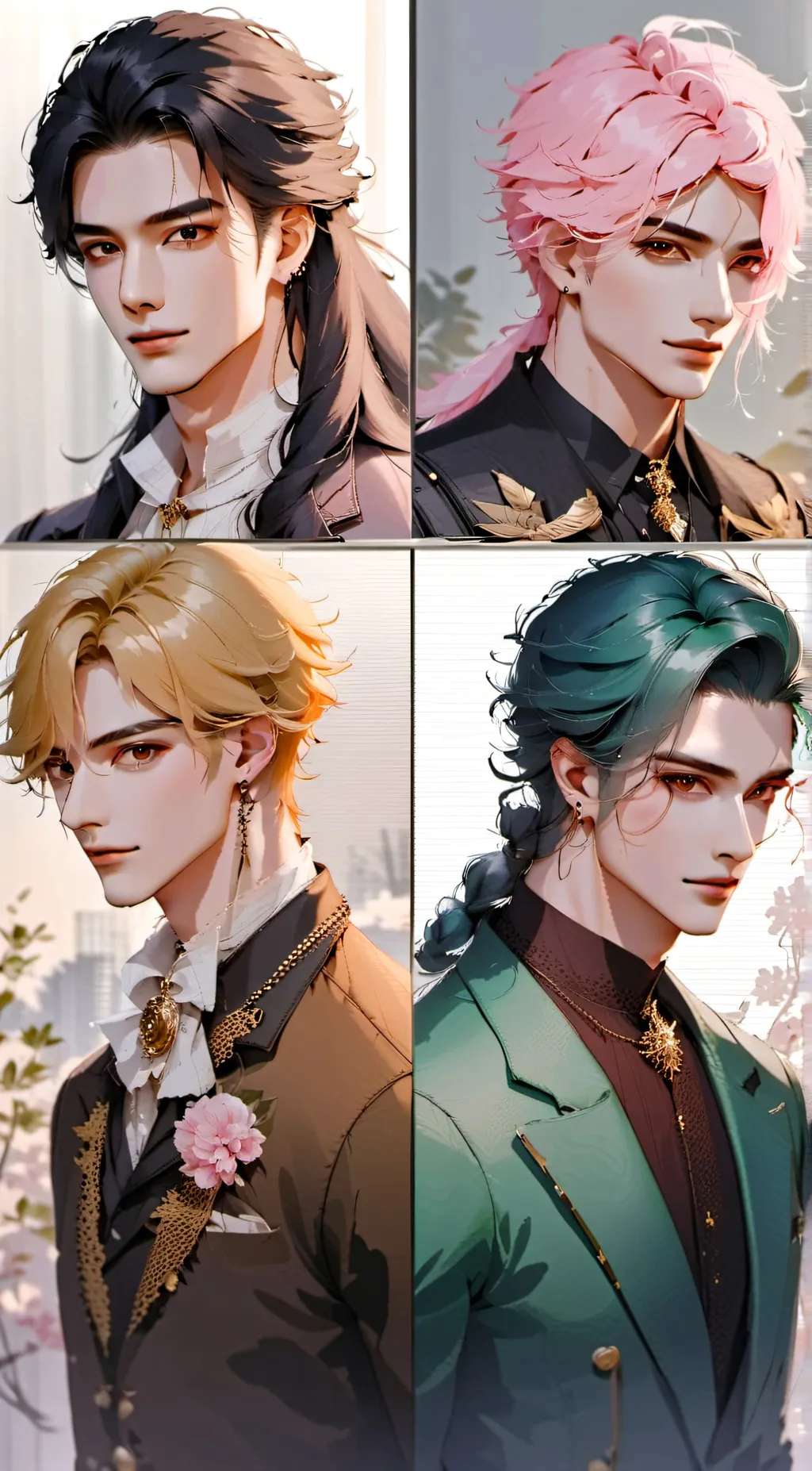 ai character: Kyle, Ed, Jay, Zye background