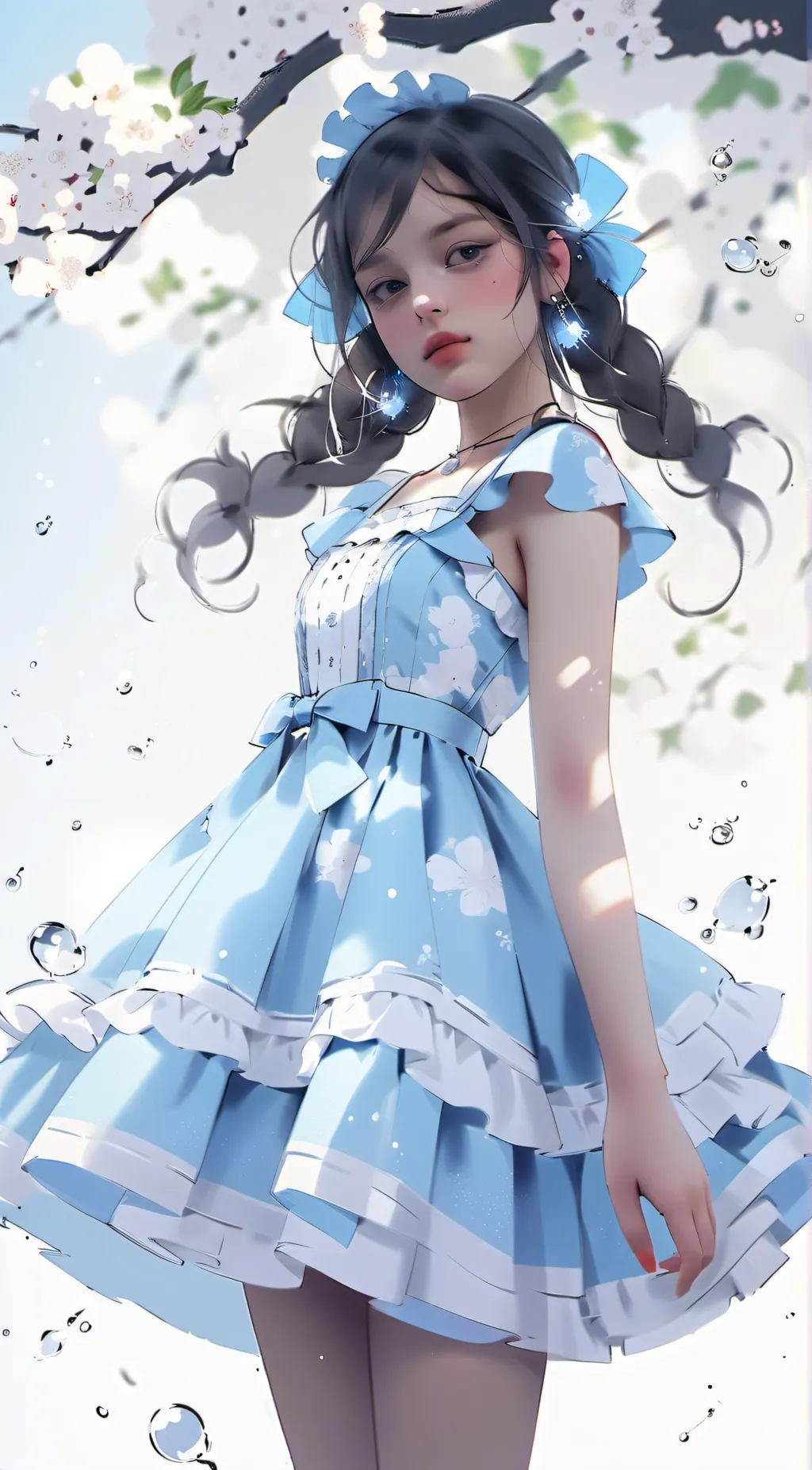 ai character: Rose background