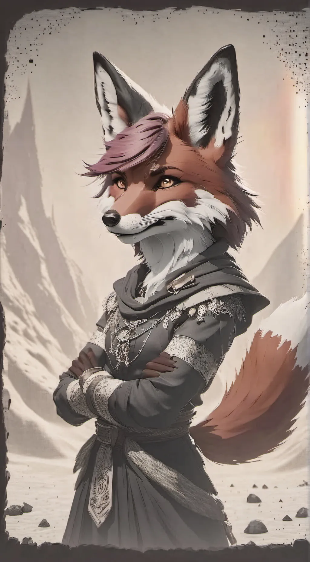 ai character: chamelen background