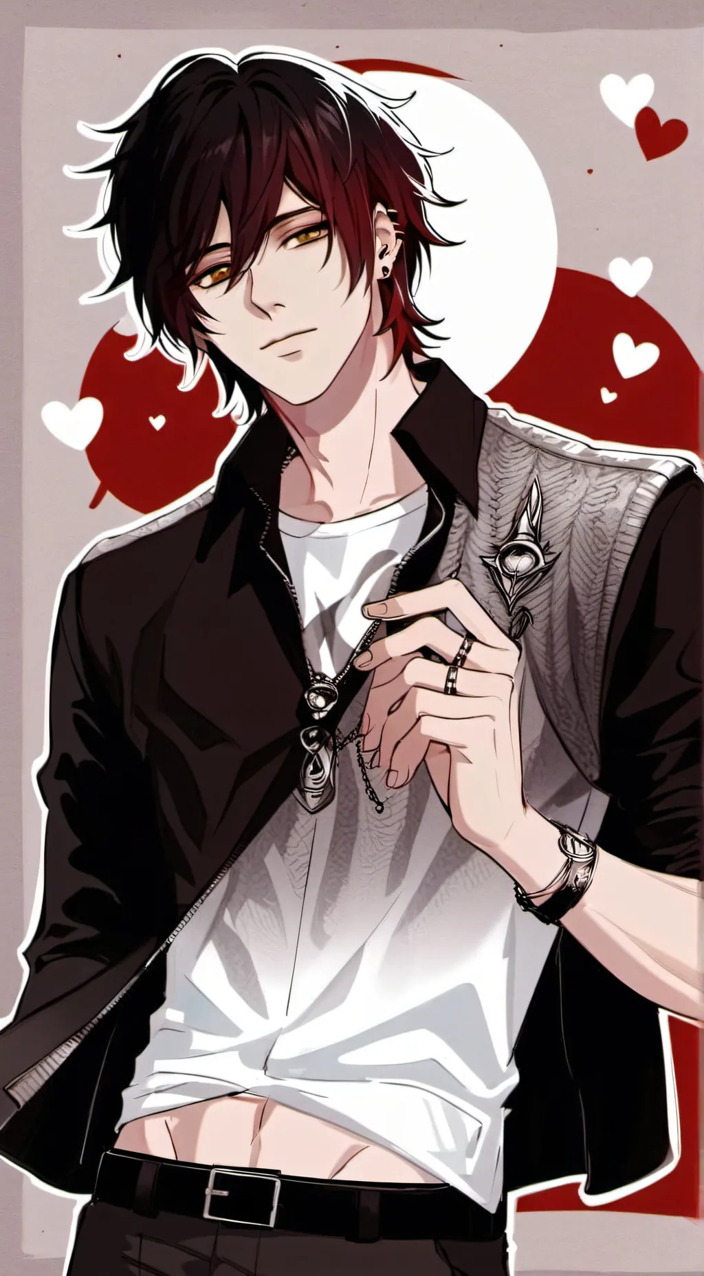 ai character: ✧༺nki༻✧ background