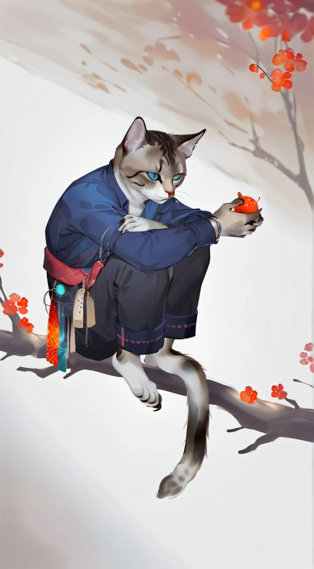 ai character: lonly background