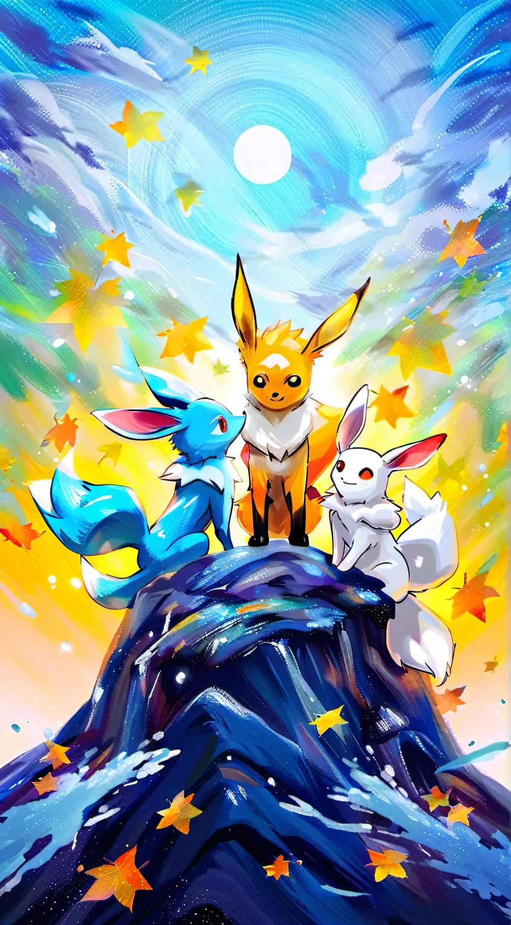 ai character: Eeveelution squad  background