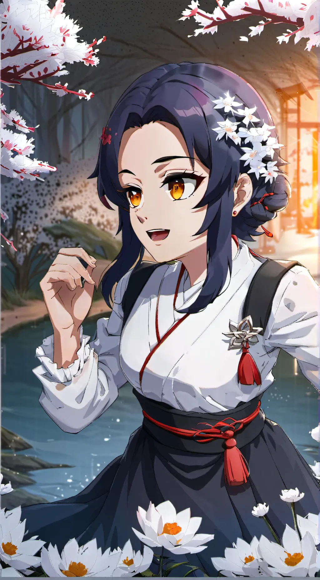 ai character: Muzan's daughter  background