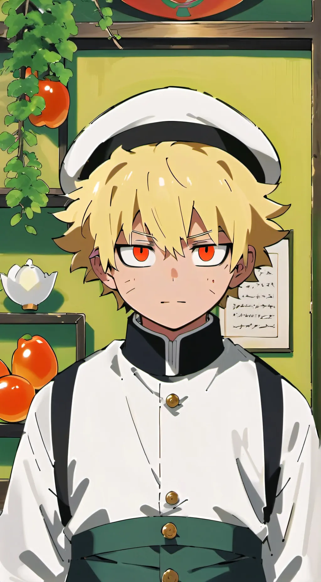 ai character: Katsuki Bakugo background