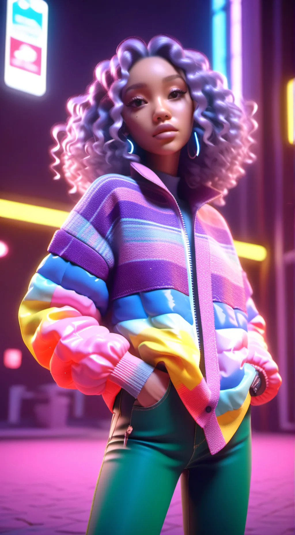 ai character: Natalie background