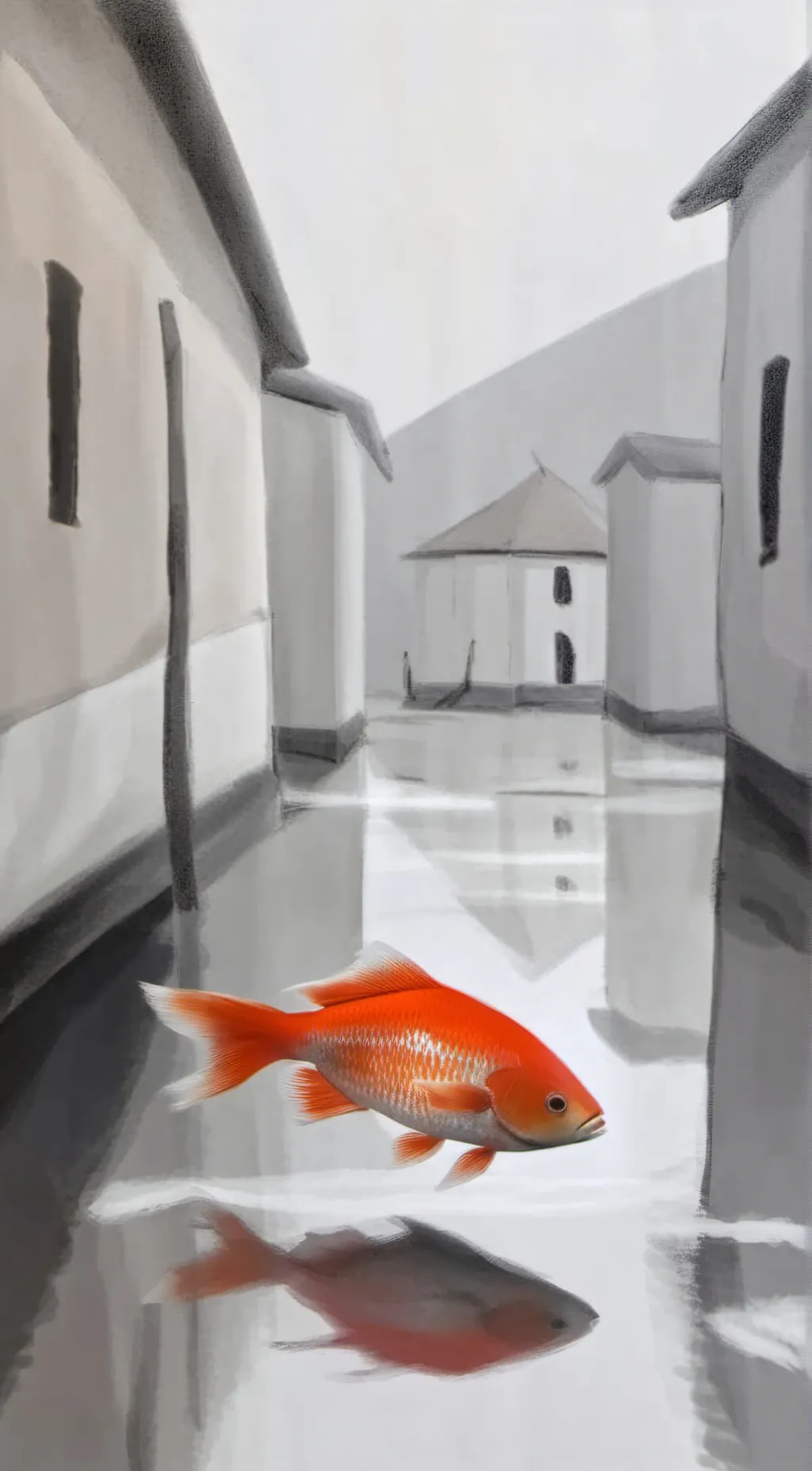 ai character: feesh background