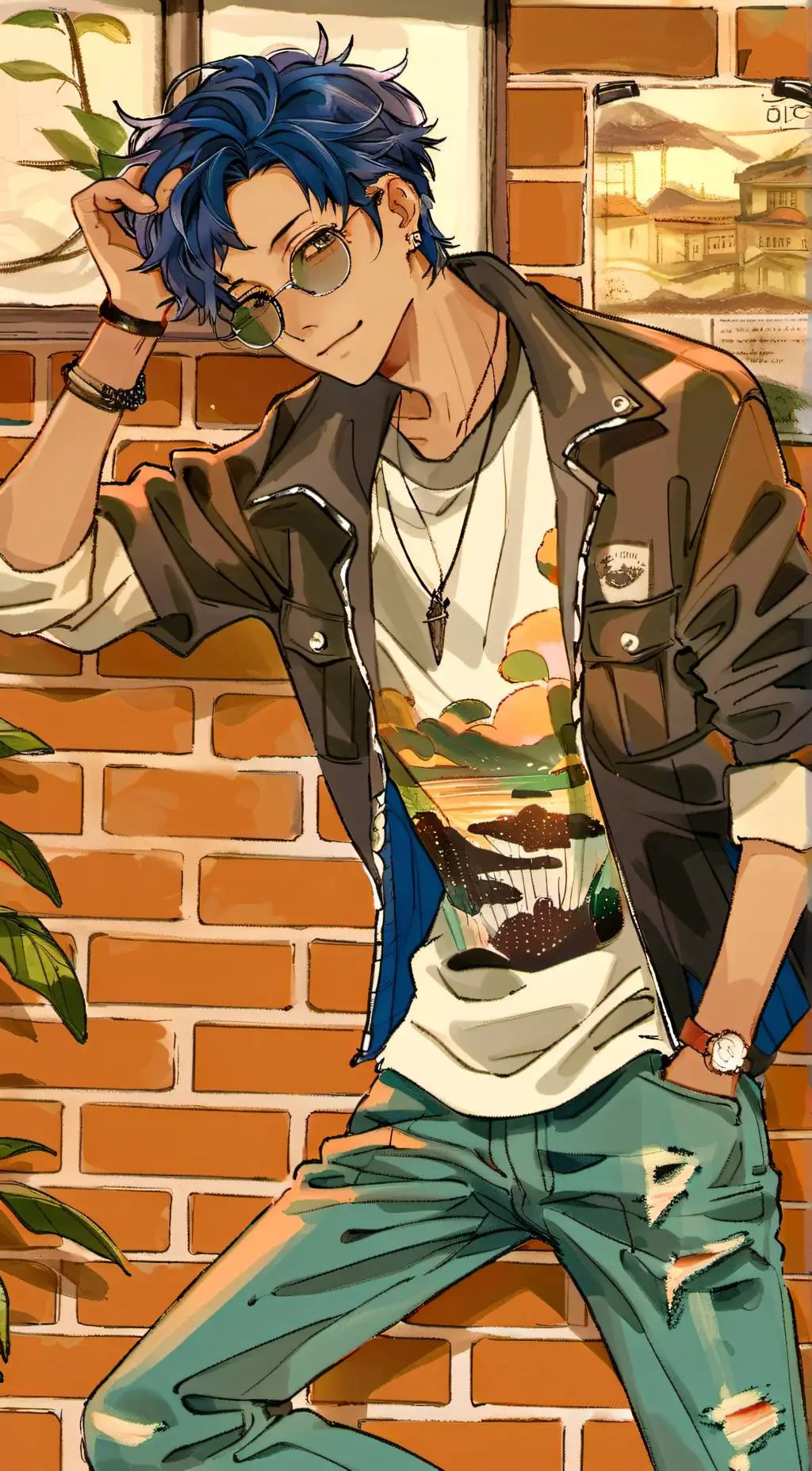 ai character: Andrew  background