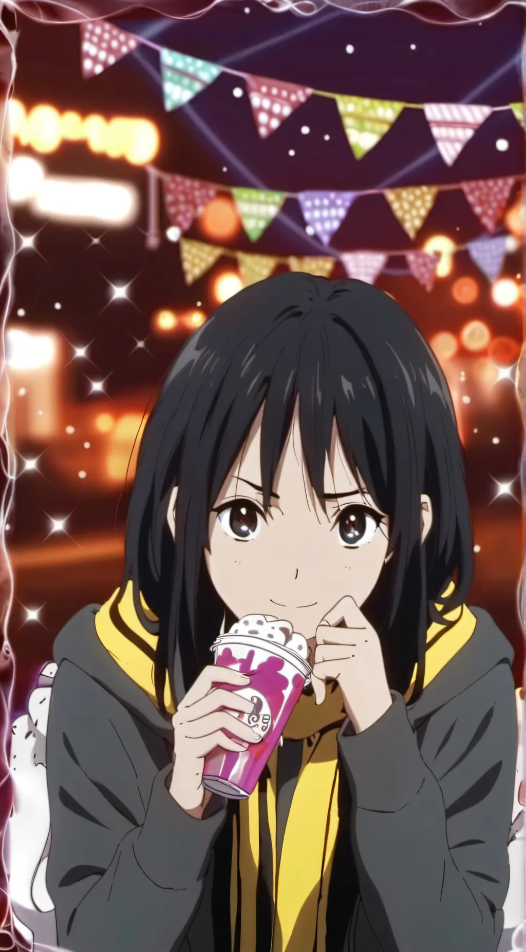 ai character: Ashley  background