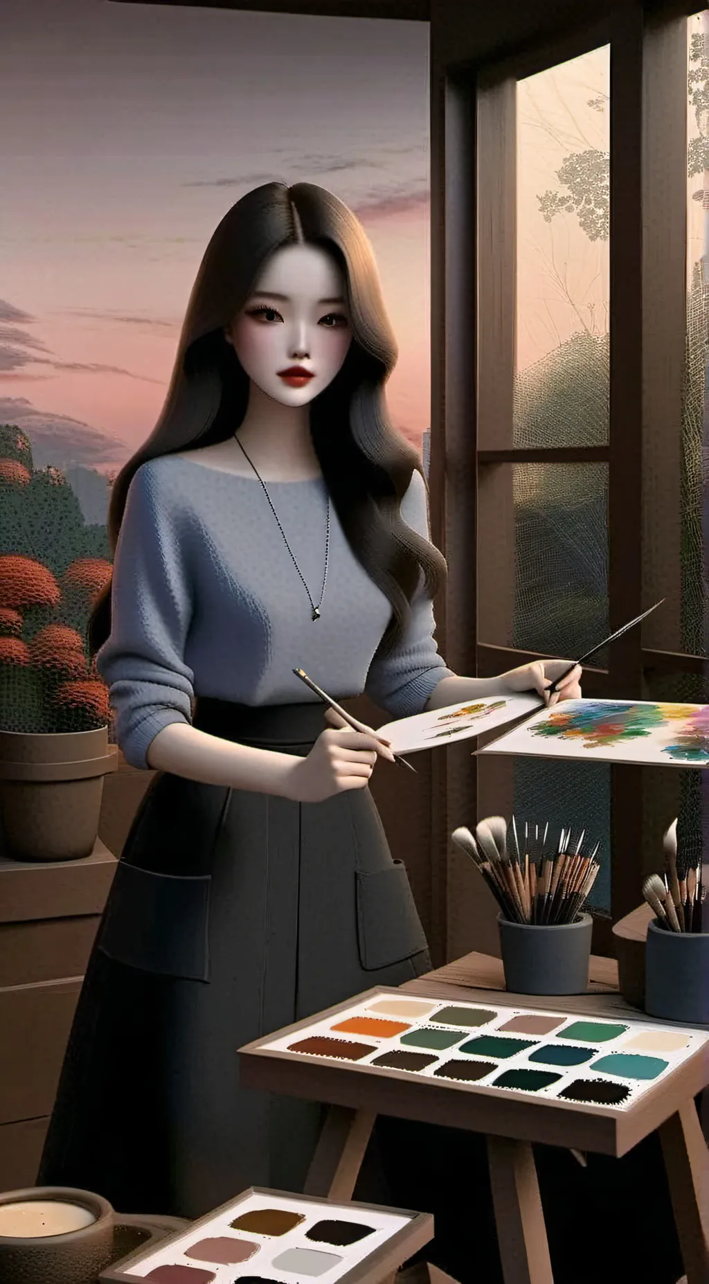 ai character: Elise background